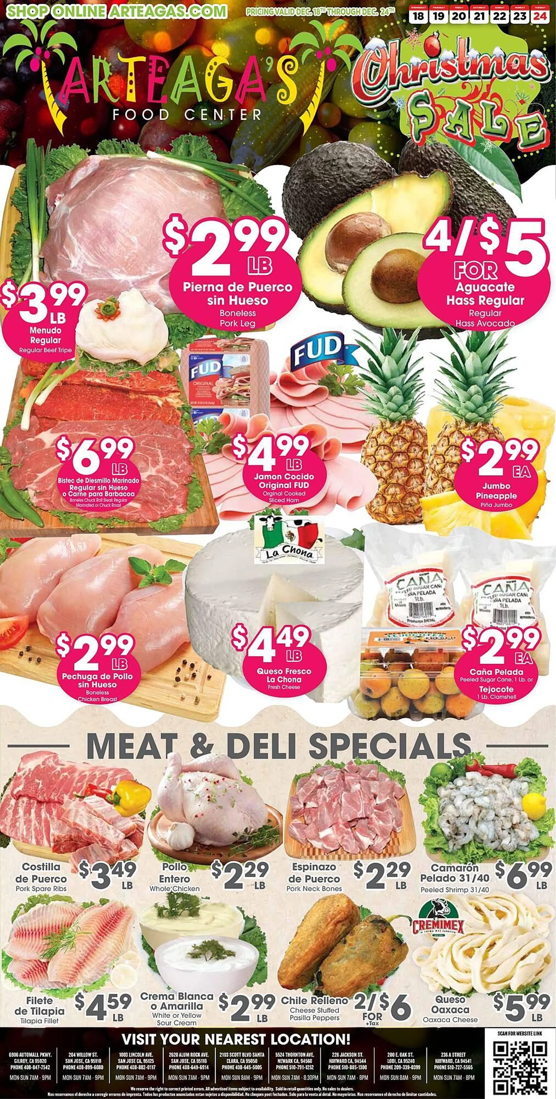 Arteagas Food Center Weekly Ad - 1