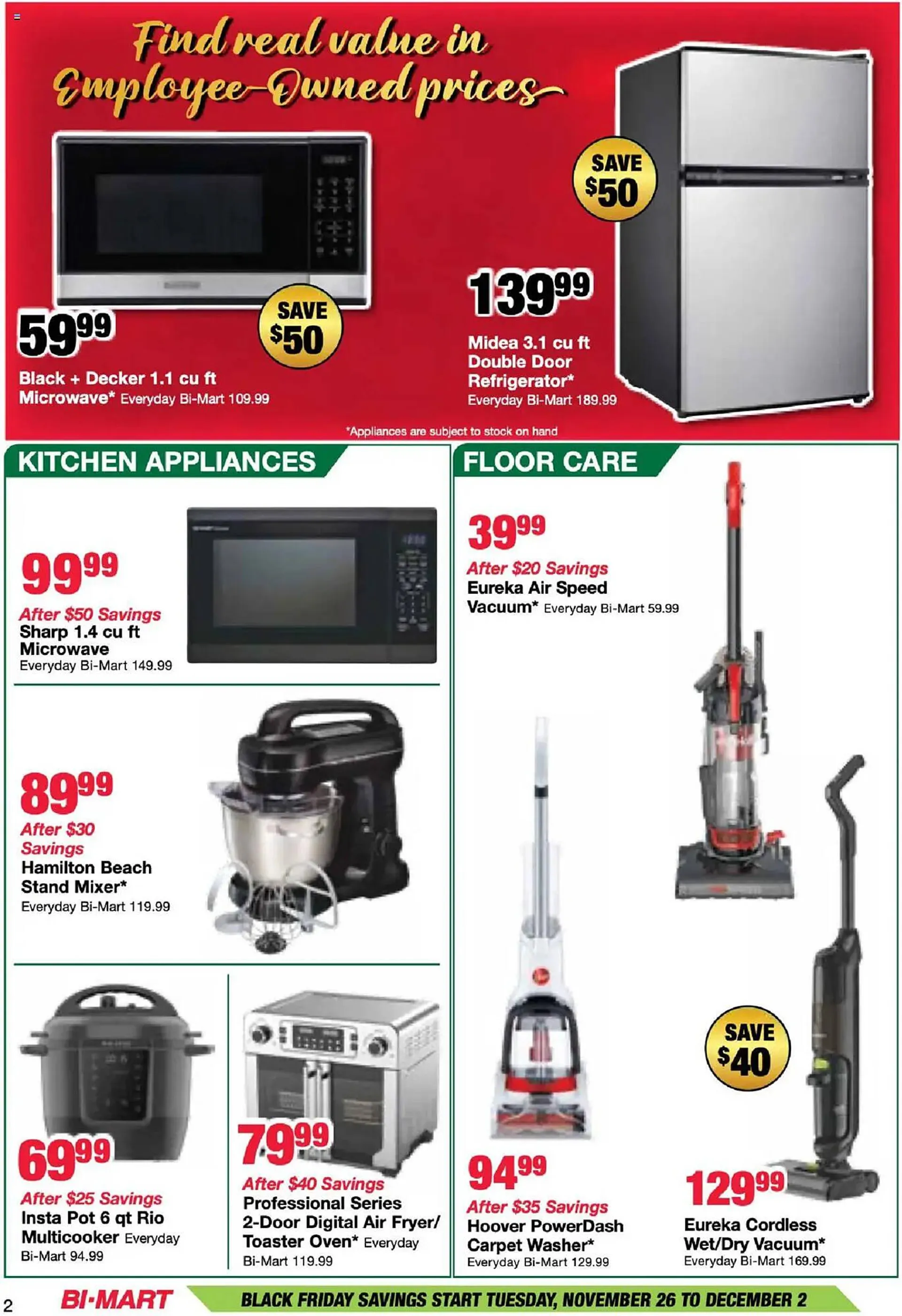 Weekly ad Bi-Mart Weekly Ad from November 26 to December 2 2024 - Page 2