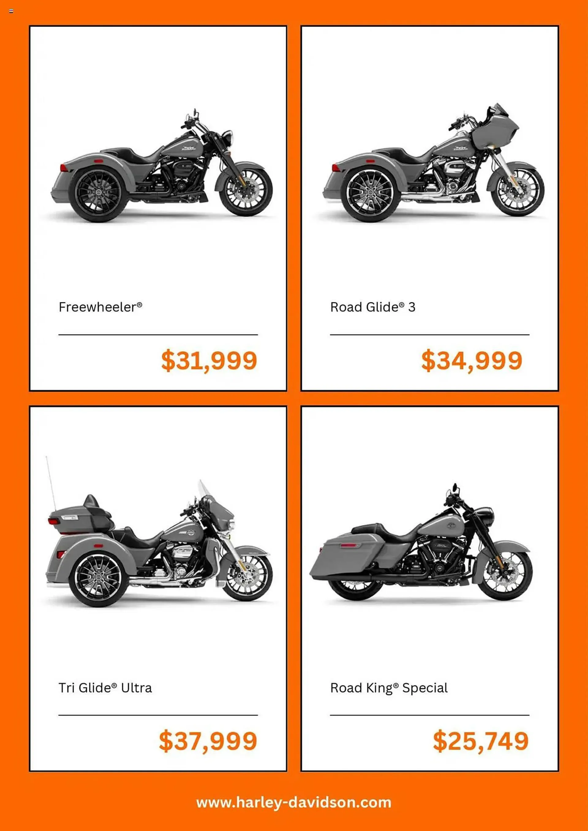 Weekly ad Harley Davidson Weekly Ad from January 1 to February 28 2025 - Page 2