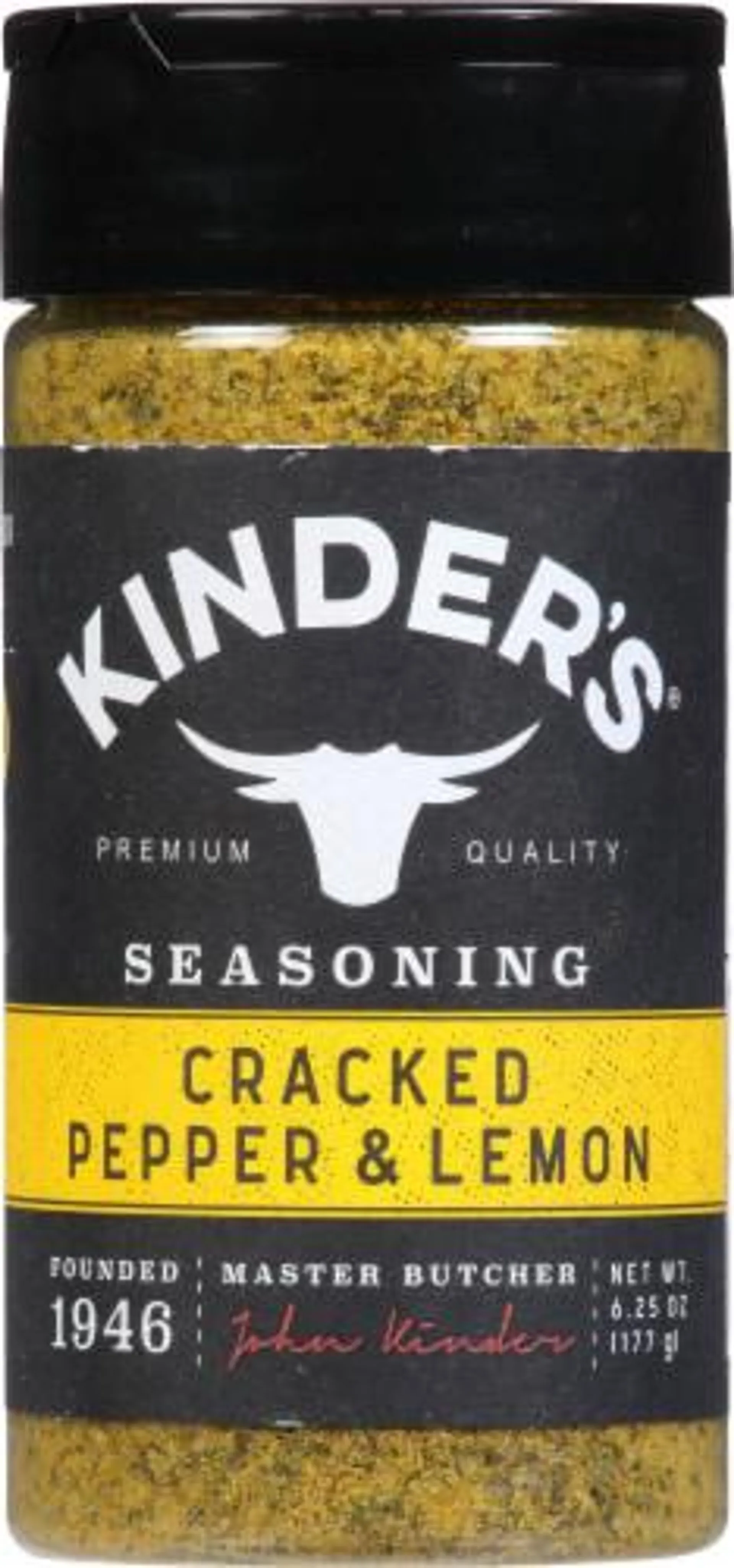 Kinder's® Cracked Pepper & Lemon Seasoning