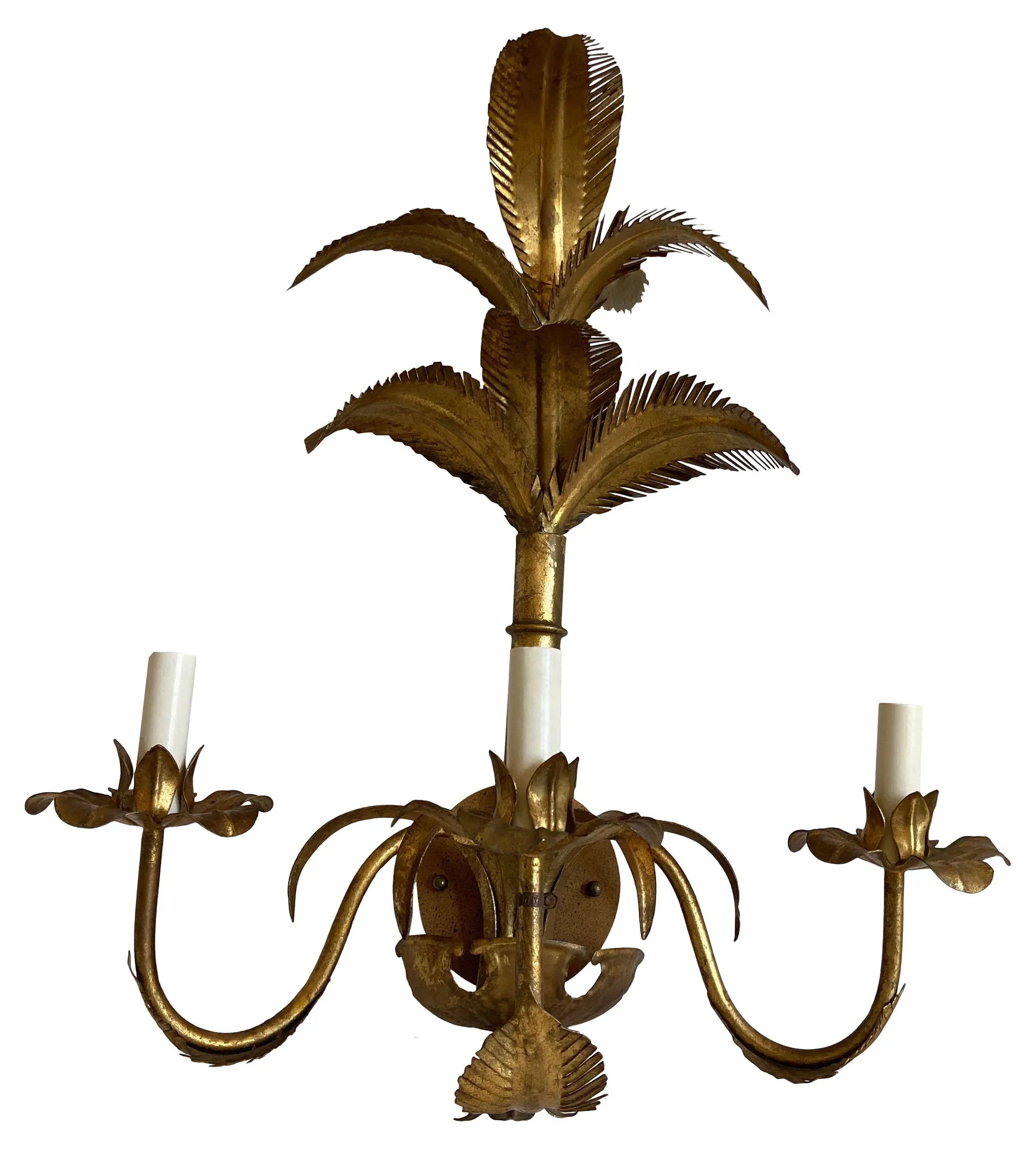 Italian Palm Topiary Sconce