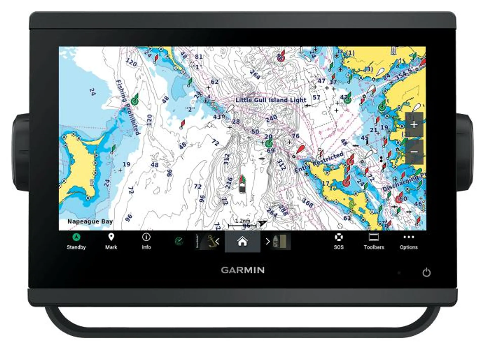 Garmin GPSMAP Touch-Screen Fish Finder/Chartplotter Combo