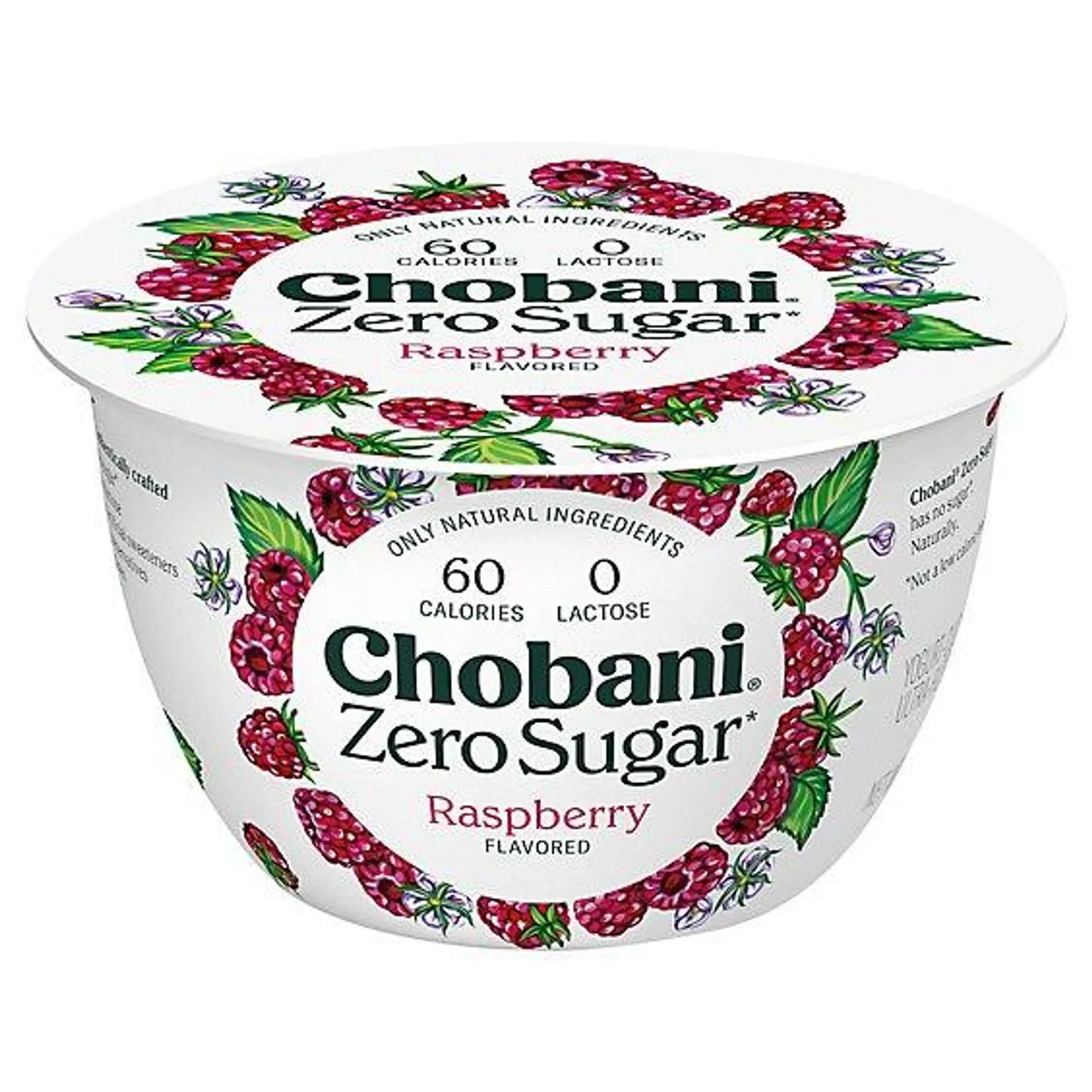 Chobani With Zero Sugar Raspberry Greek Yogurt - 5.3 Oz..