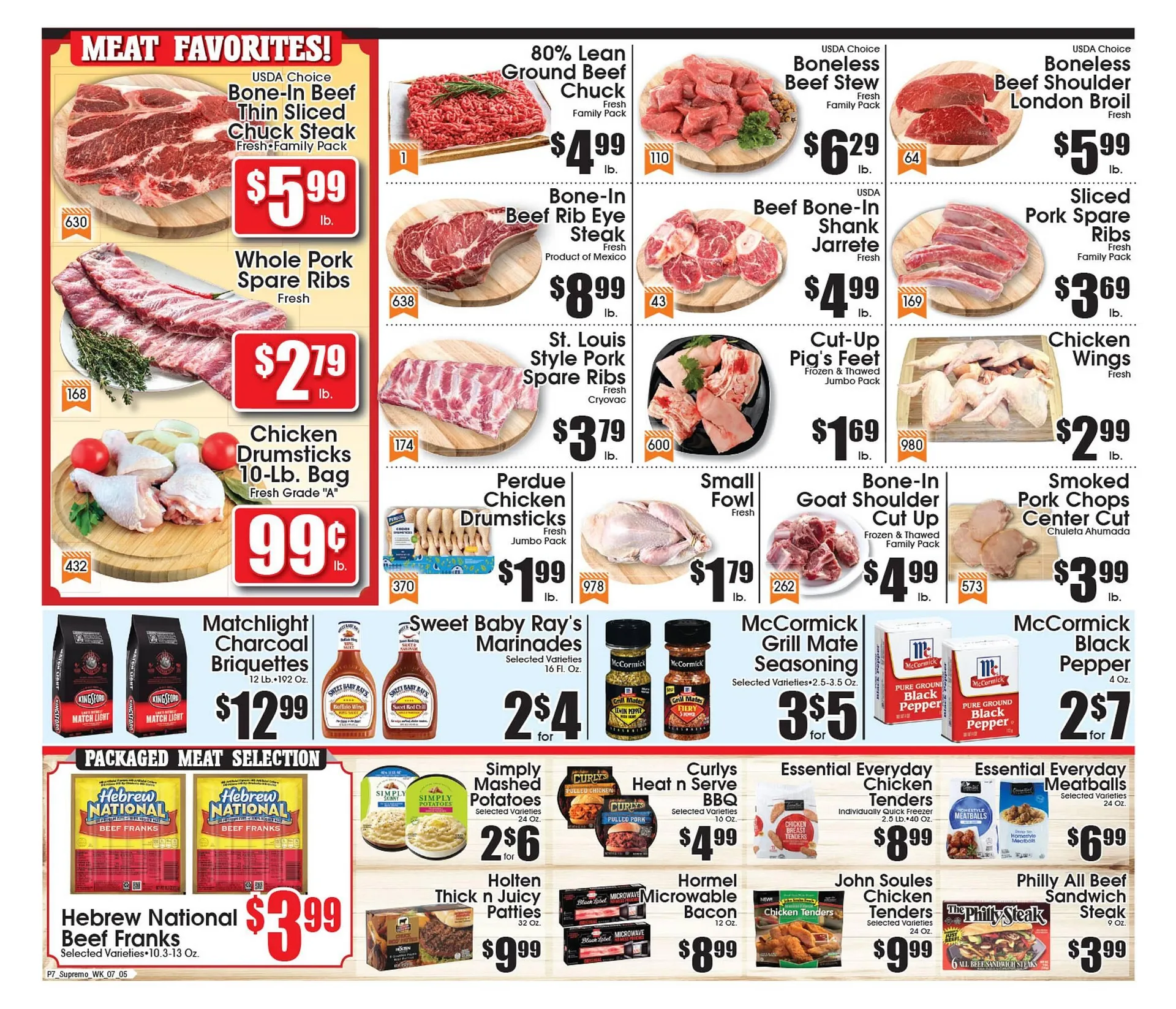 Weekly ad Supremo Foods Inc Weekly Ad from July 5 to July 11 2025 - Page 7