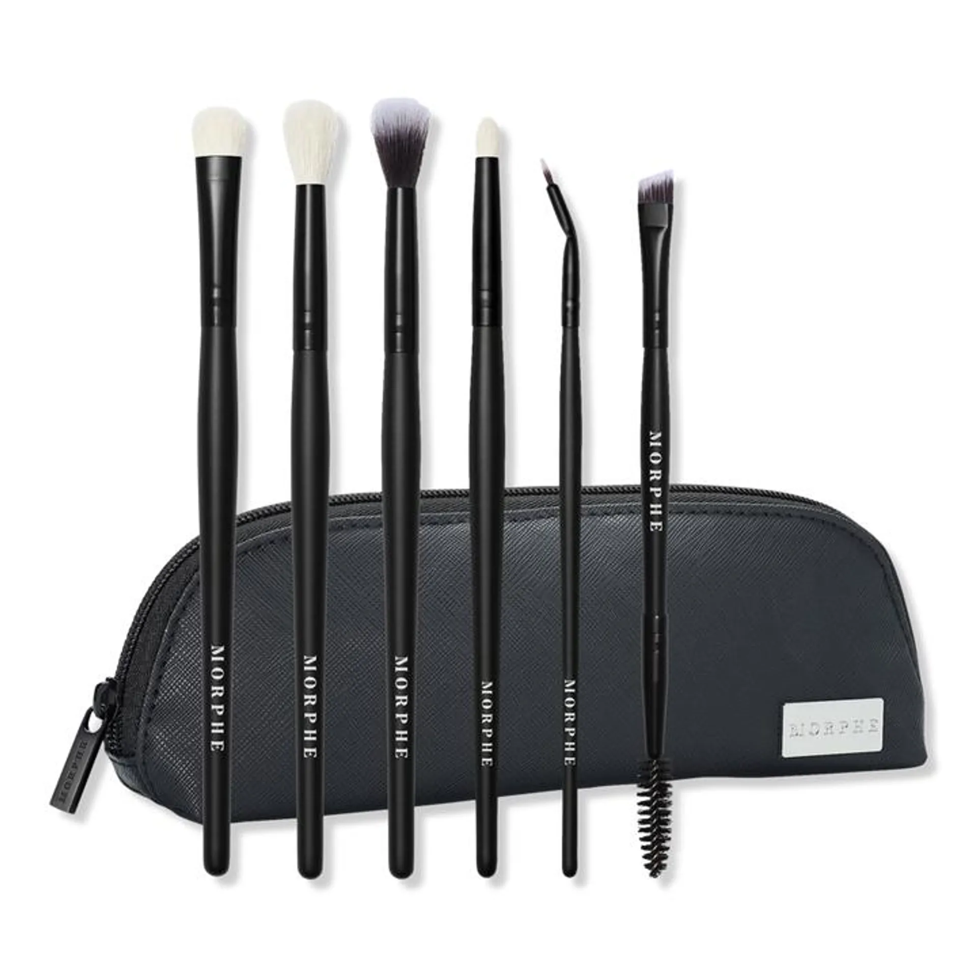 Eye Stunners 6 Piece Brush Collection + Bag