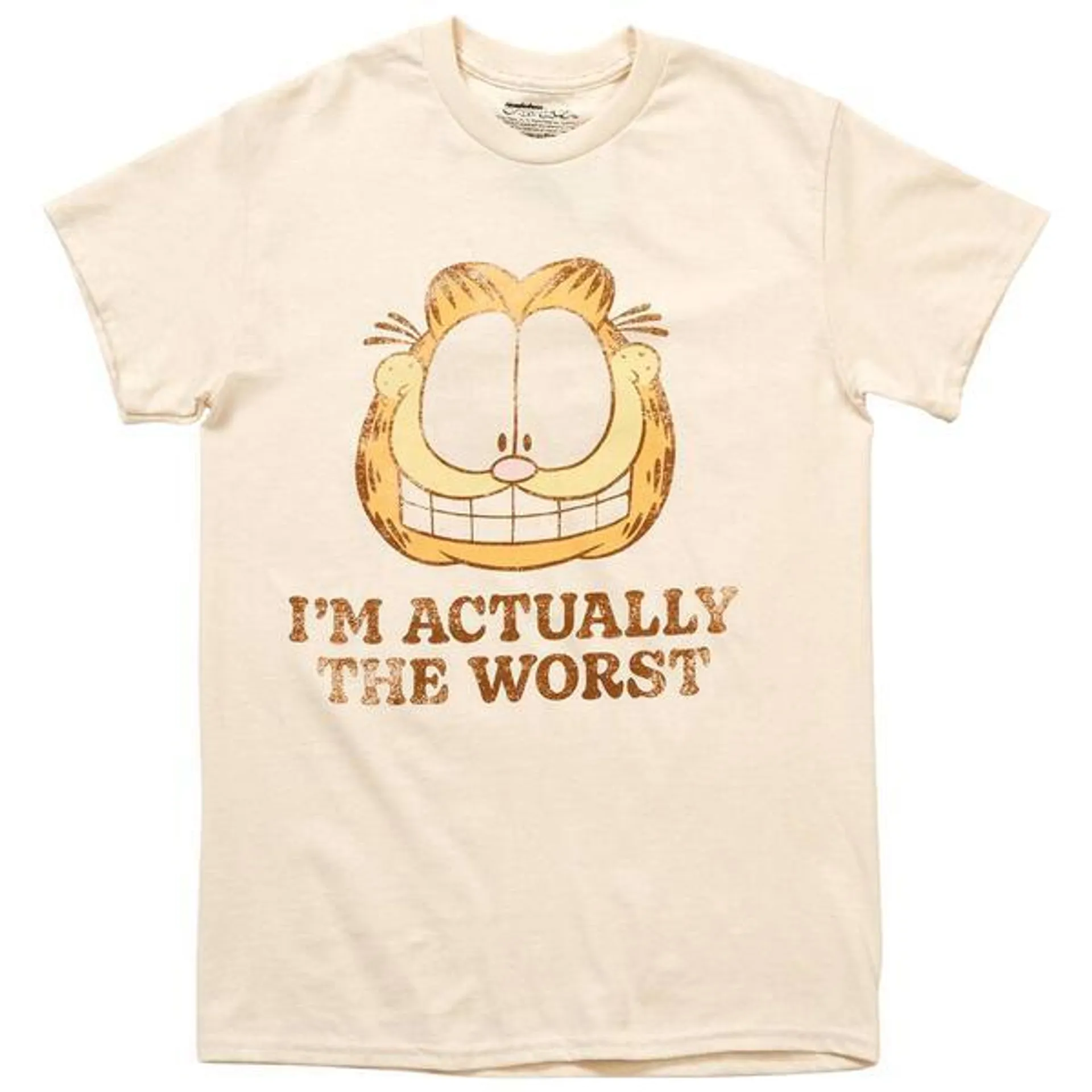 Young Mens Garfield I’m the Worst Graphic Tee