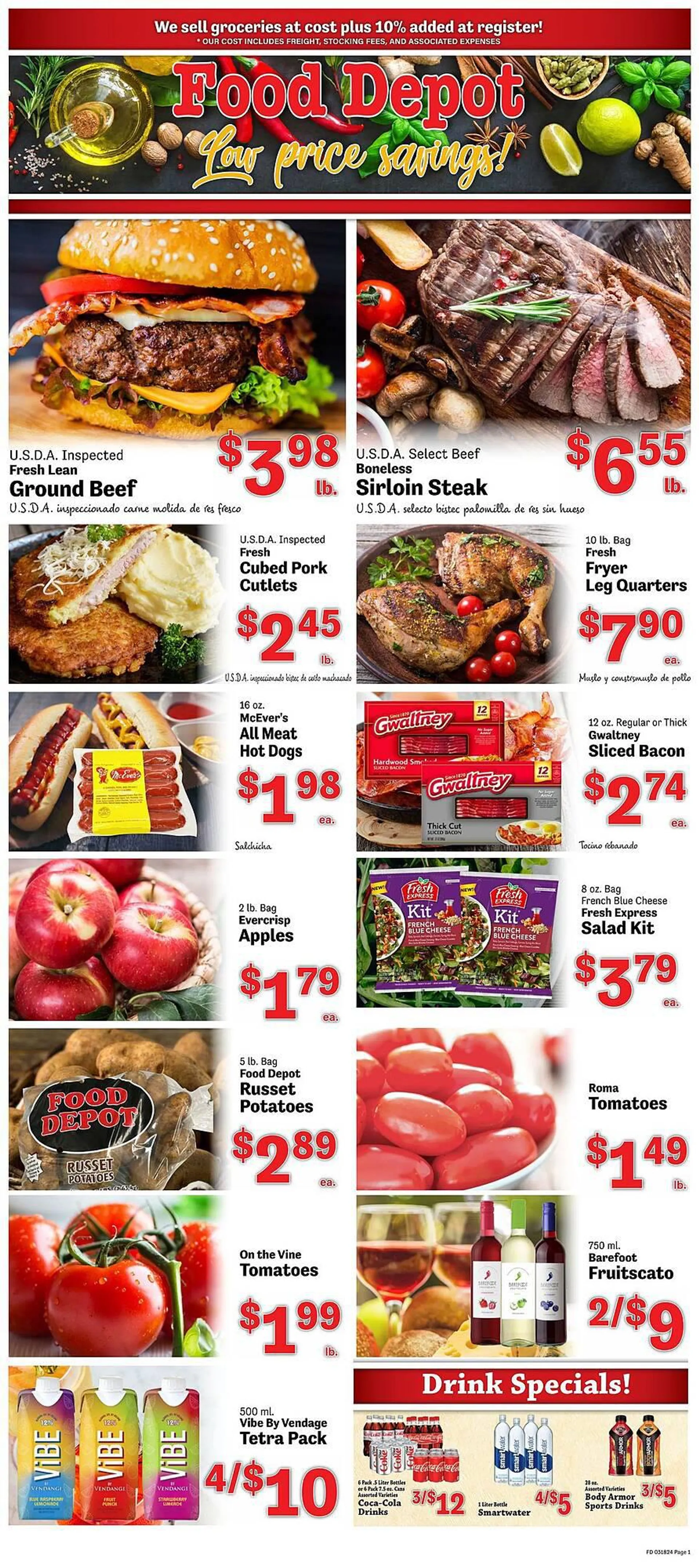 Weekly ad Food Depot Weekly Ad from March 19 to March 24 2024 - Page 1