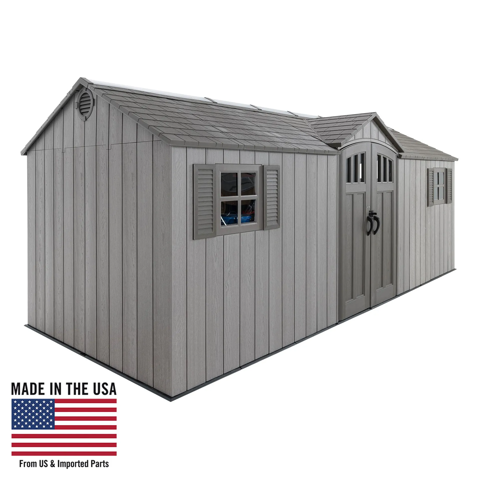 Lifetime 20 ft. x 8 ft. Dual Entry Shed