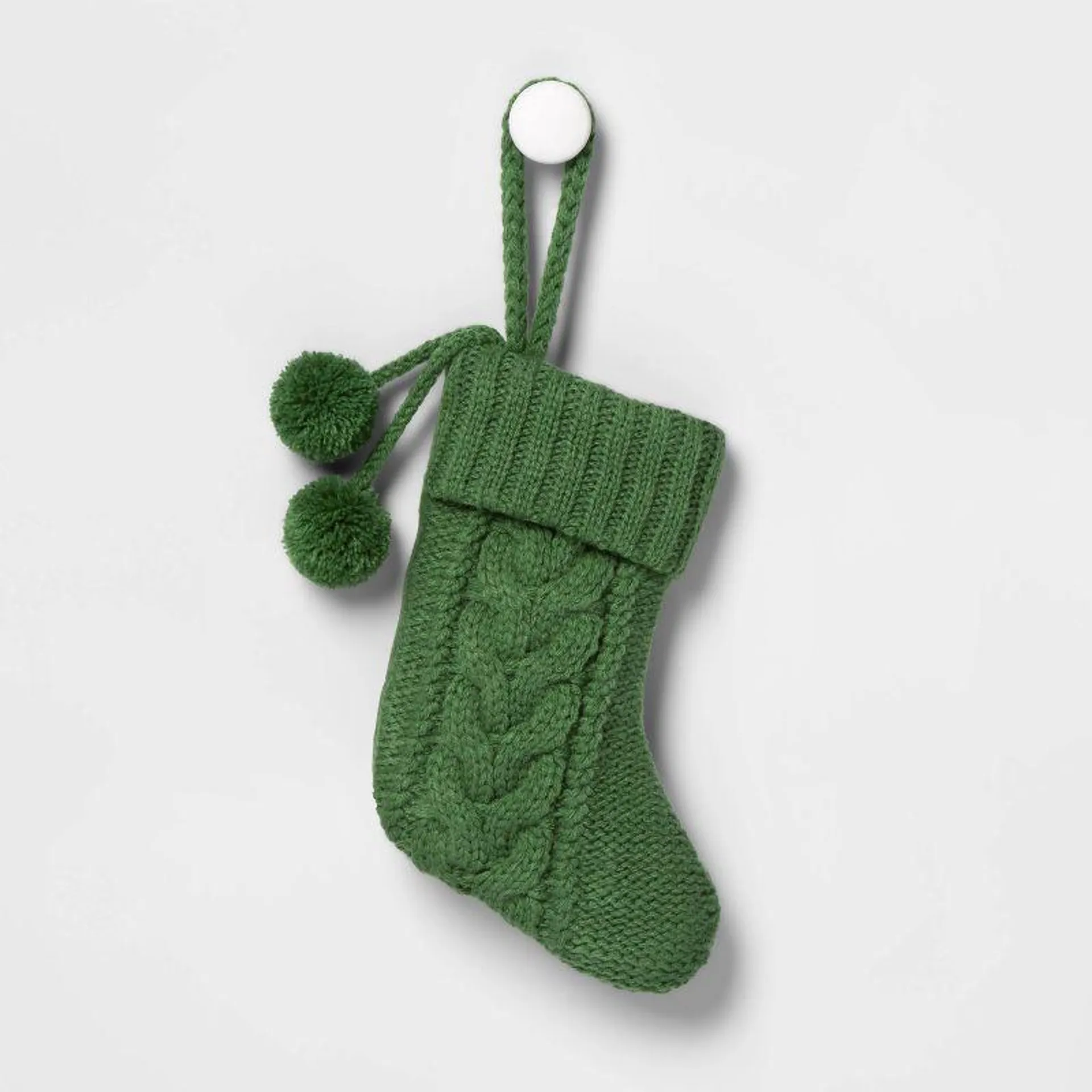 Mini Cable Knit Christmas Stocking - Wondershop™