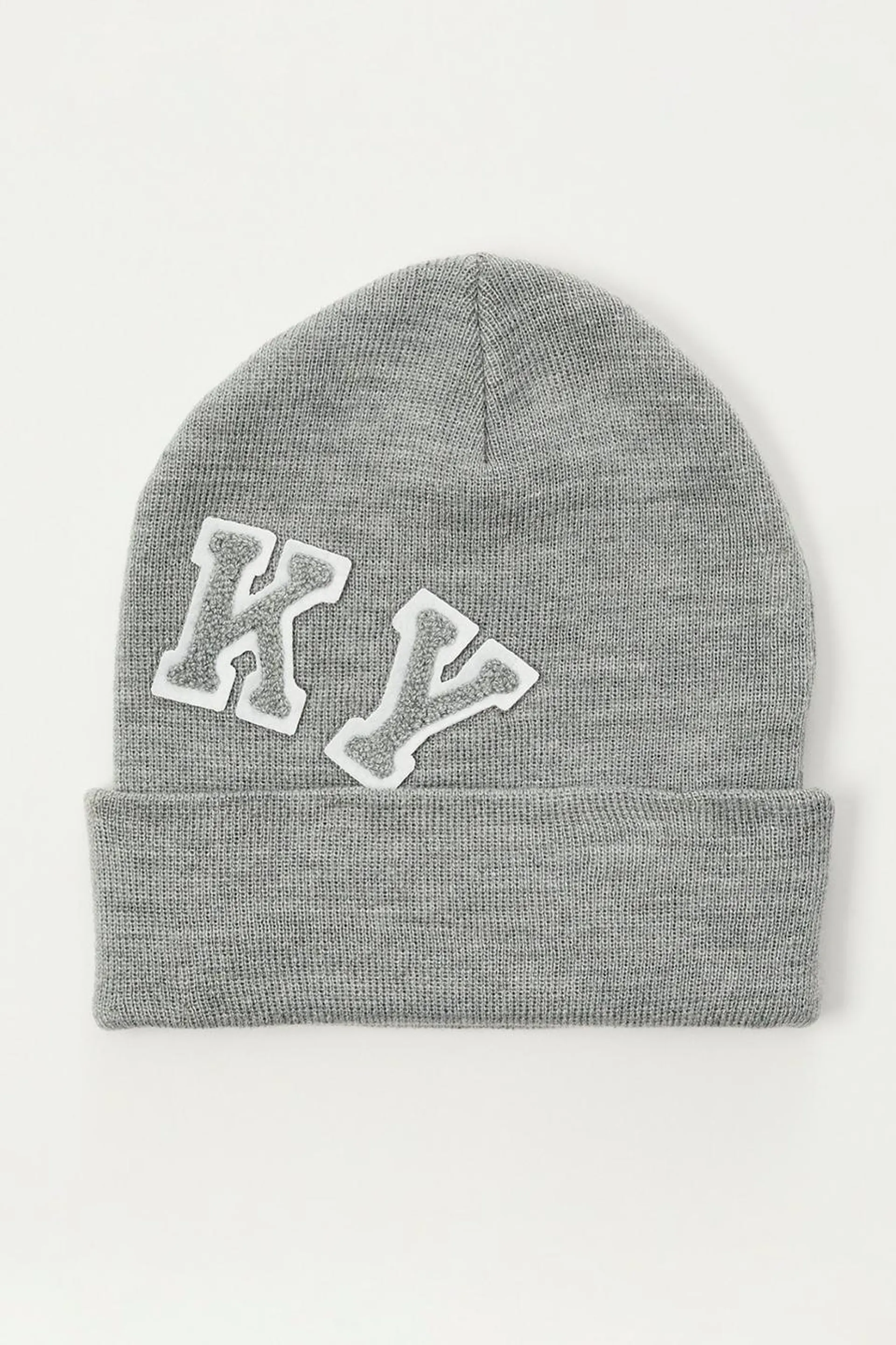 lucky patch letter beanie