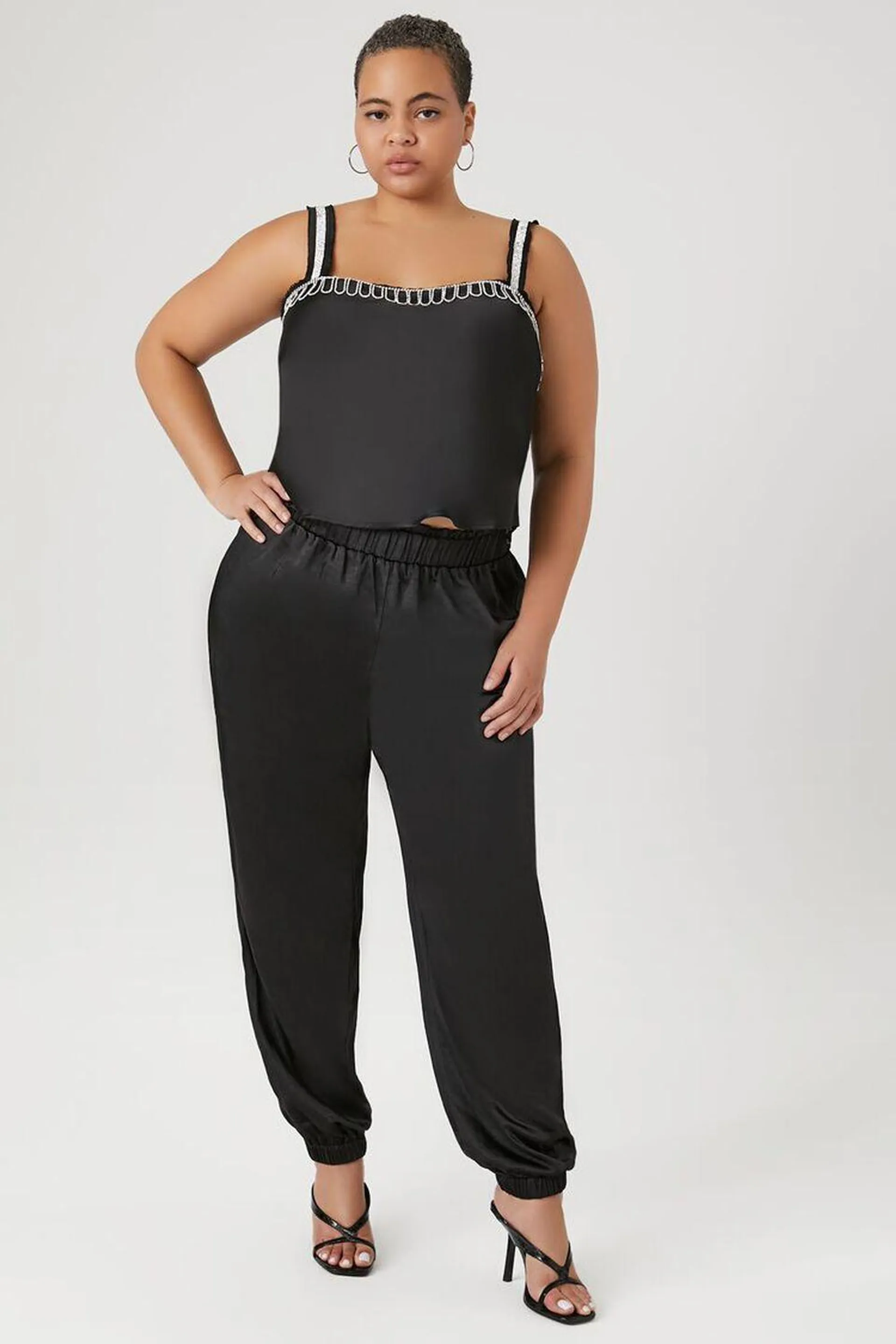 Plus Size High-Rise Joggers