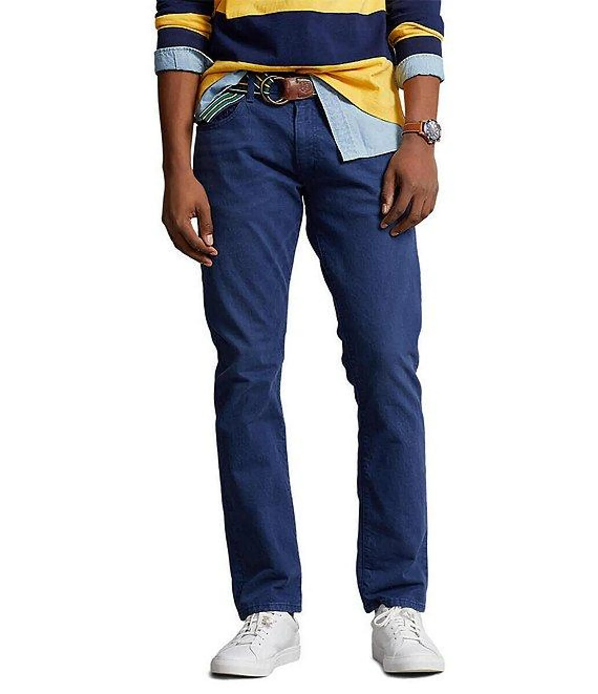 Varick Slim Fit Straight Leg Stretch Jeans