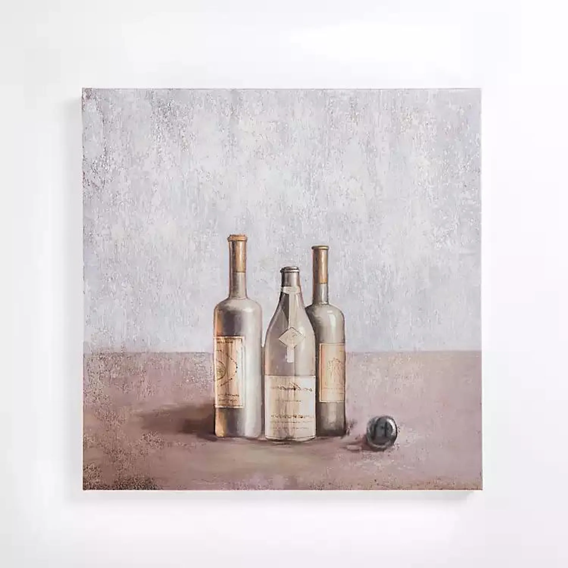 Still Life Bottles Canvas Art Print