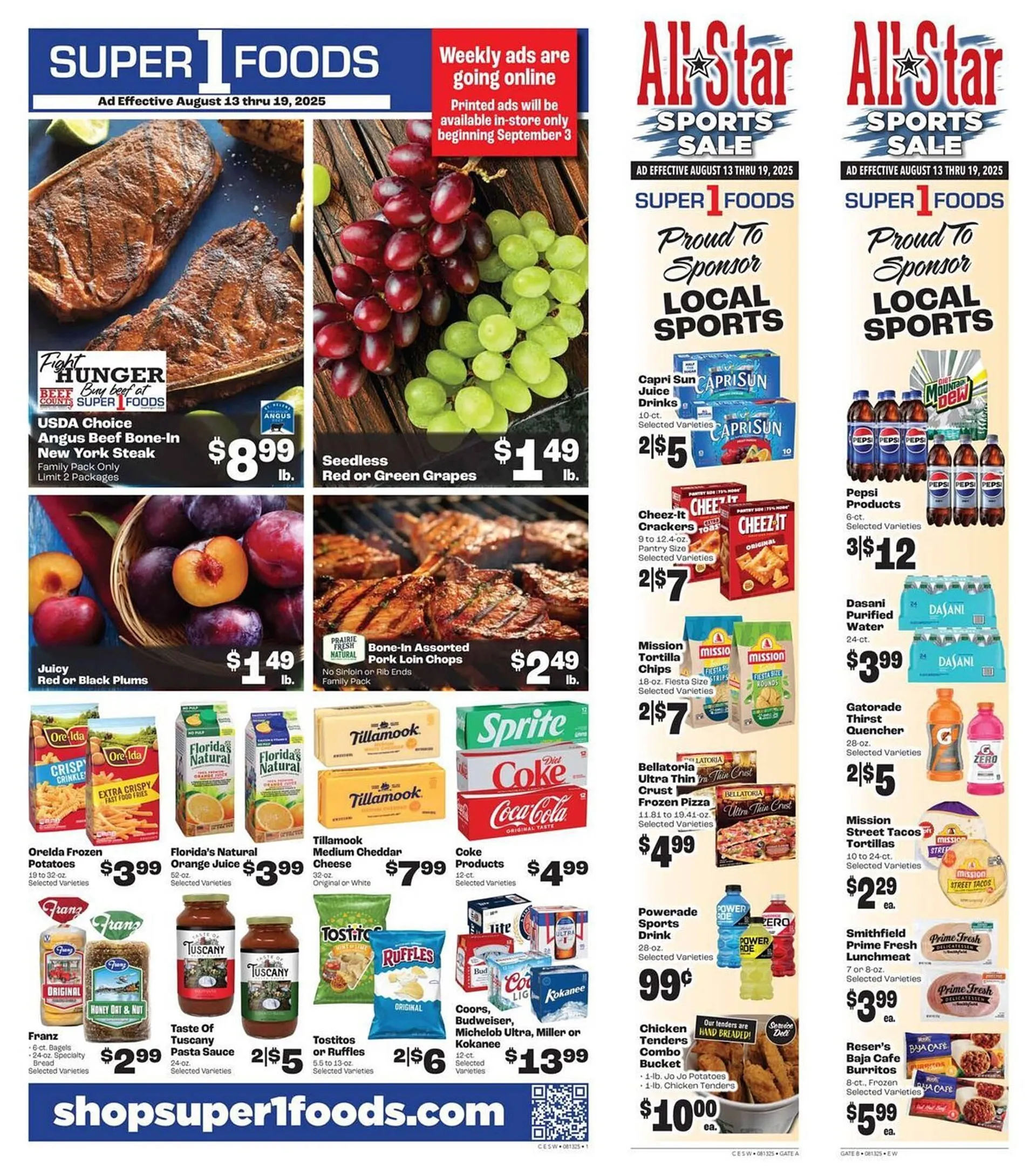 Weekly ad Rosauers Weekly Ad from August 13 to August 19 2025 - Page 1