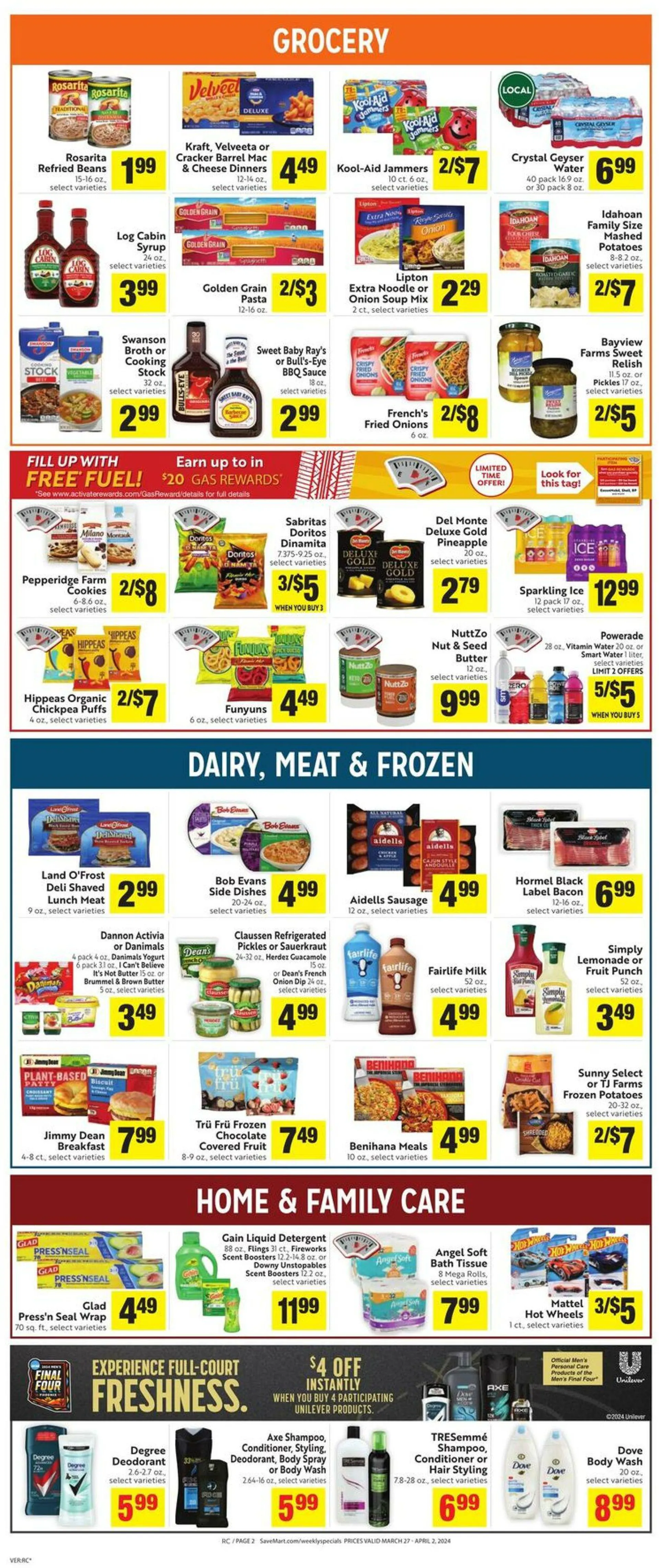 Weekly ad Save Mart Current weekly ad from March 27 to April 2 2024 - Page 2