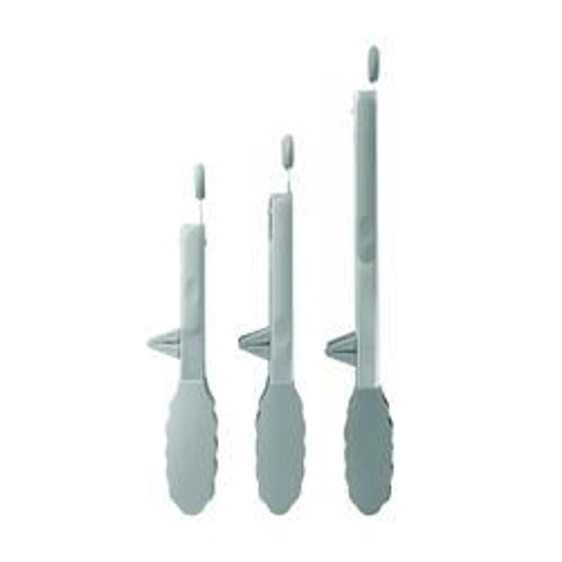 Light Gray Kitchen Tong Set