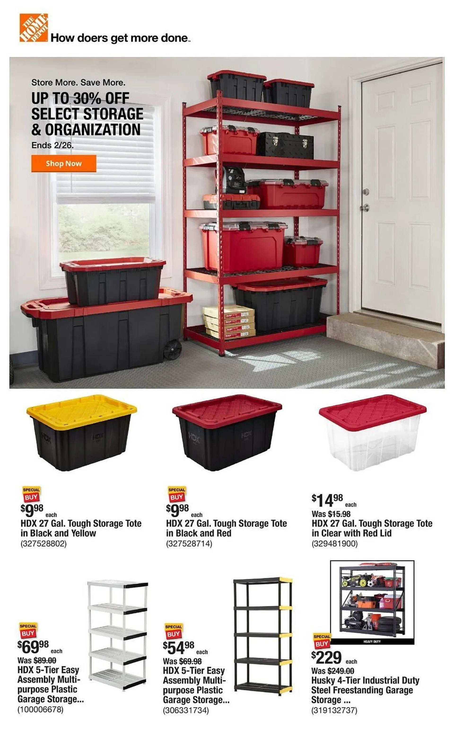 Catálogo de The Home Depot Weekly Ad 20 de febrero al 27 de febrero 2025 - Página 1