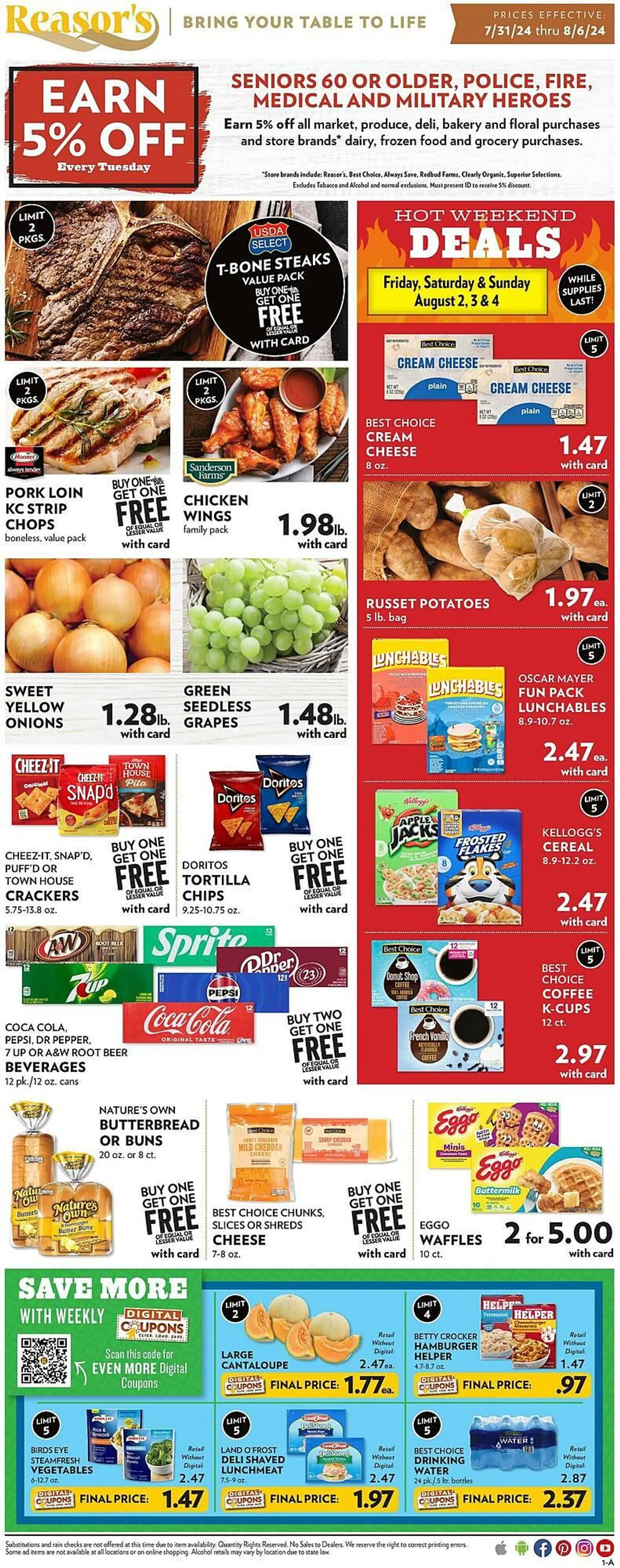 Reasors Weekly Ad - 1