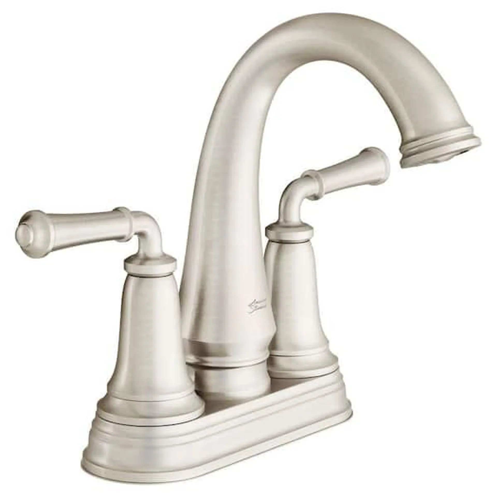 Delancey 4 in. Centerset 2-Handle Bathroom Faucet with Pop-Up Drain in Brushed Nickel