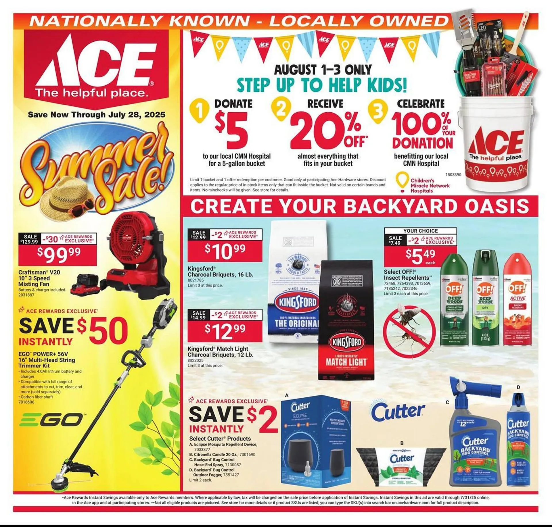 Weekly ad Ace Hardware Weekly Ad from July 15 to July 28 2025 - Page 1