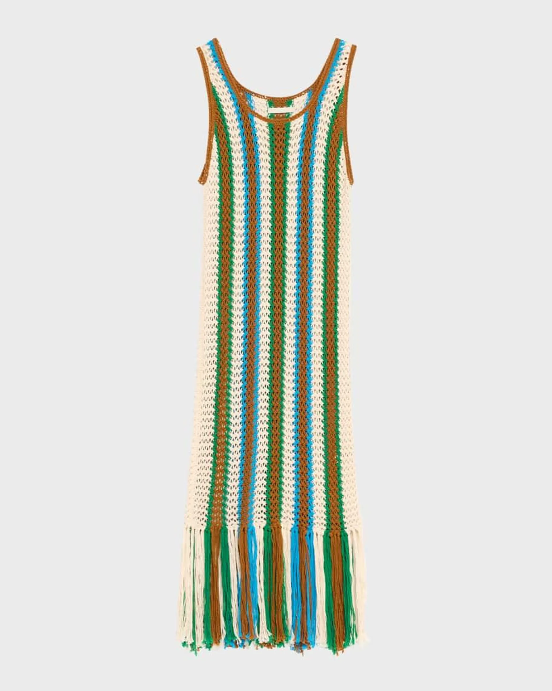 The Benefits Fringe Maxi Dress