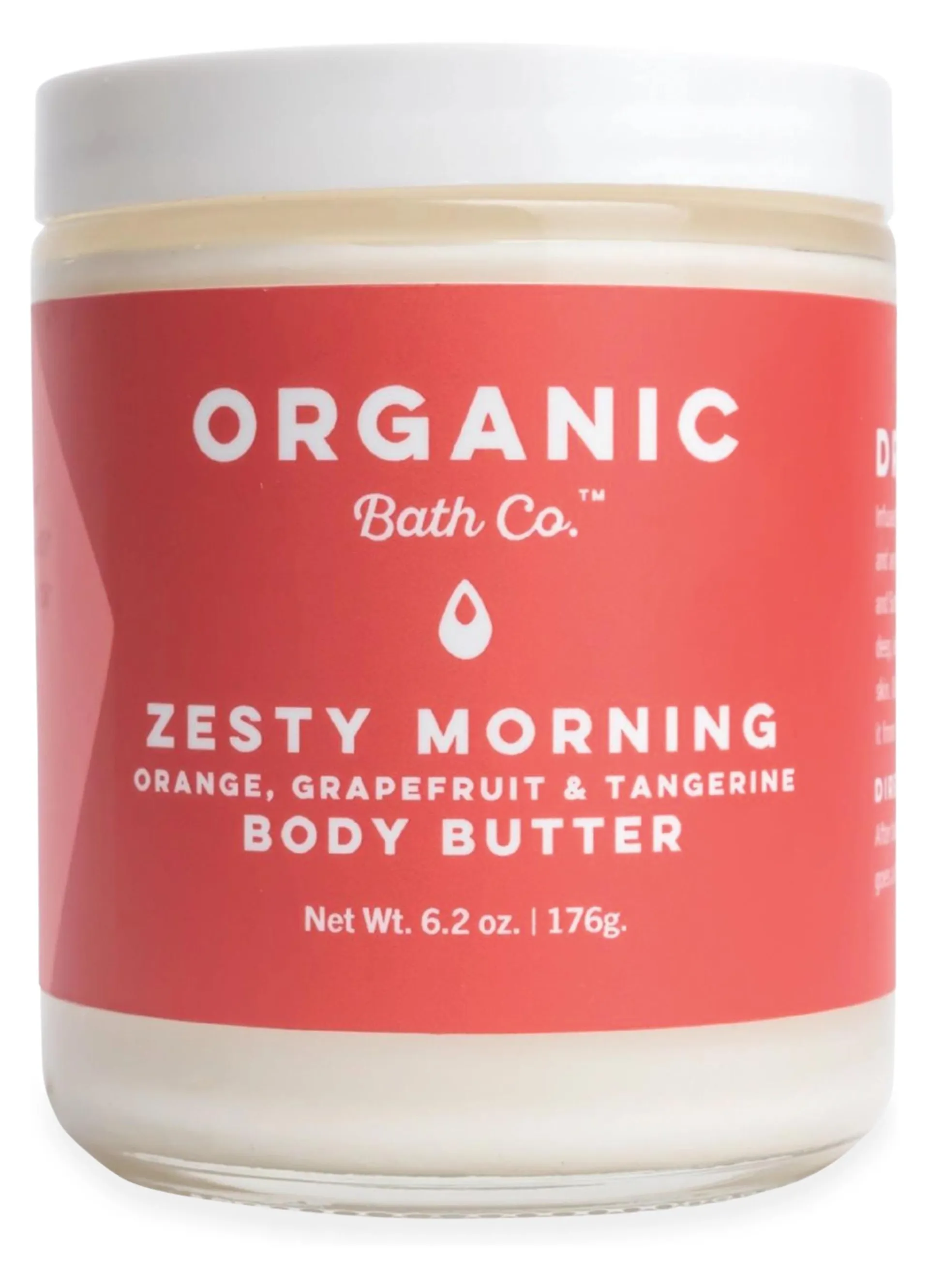 Organic Bath Company - Body Butter 6.2oz in Zesty Morning