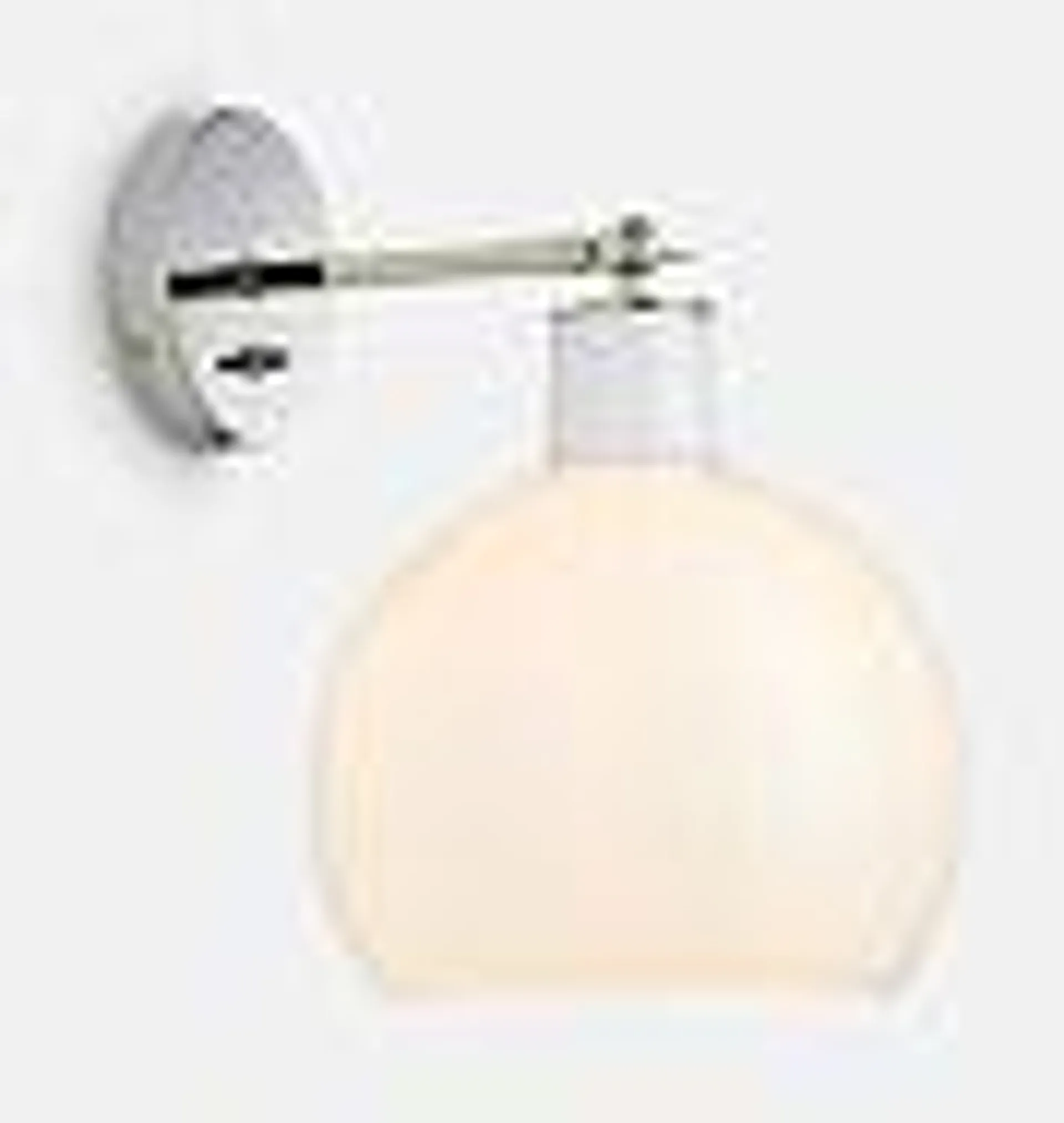 Edendale Straight Articulating Sconce, Opal Glass