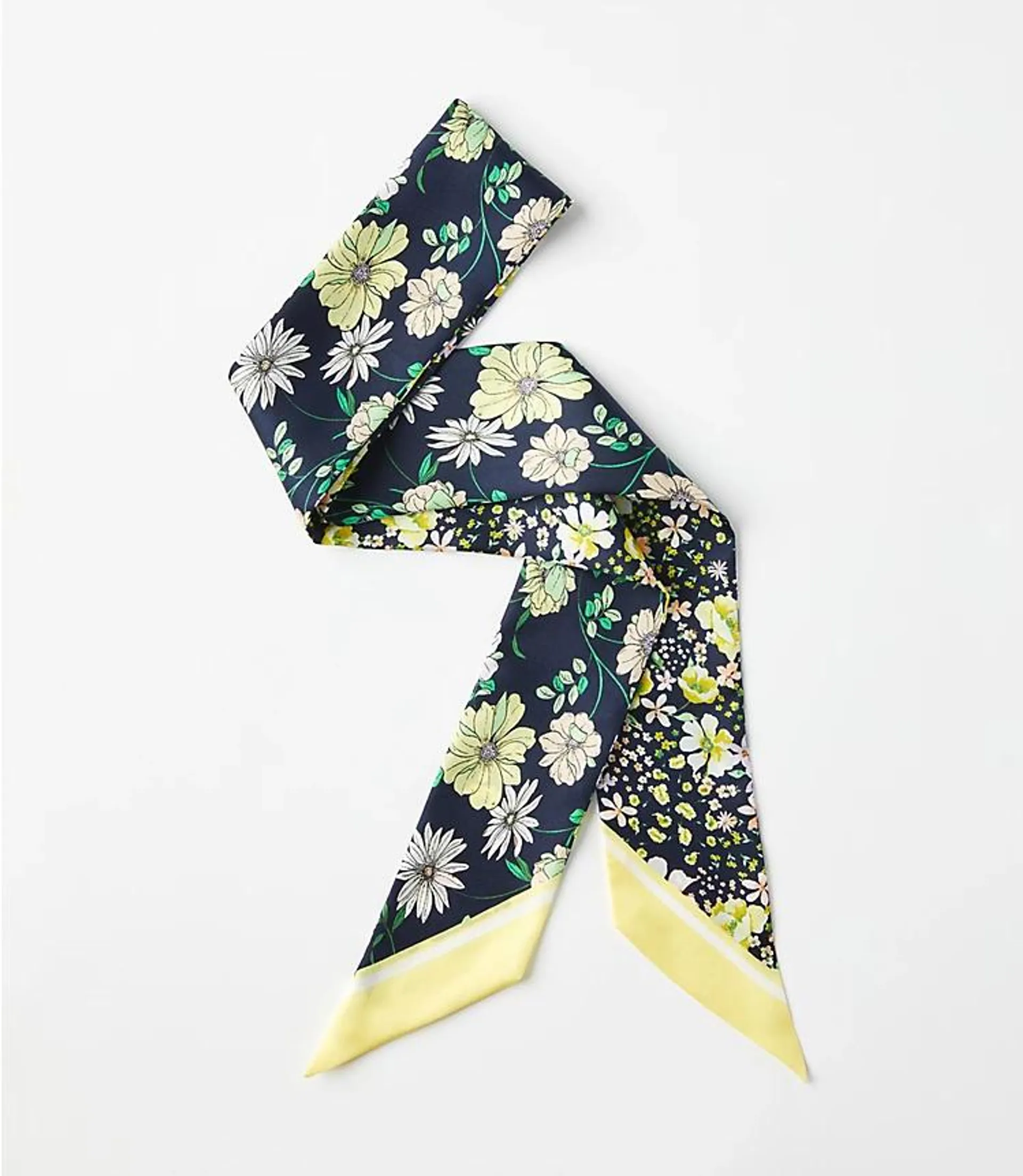 Floral Skinny Scarf