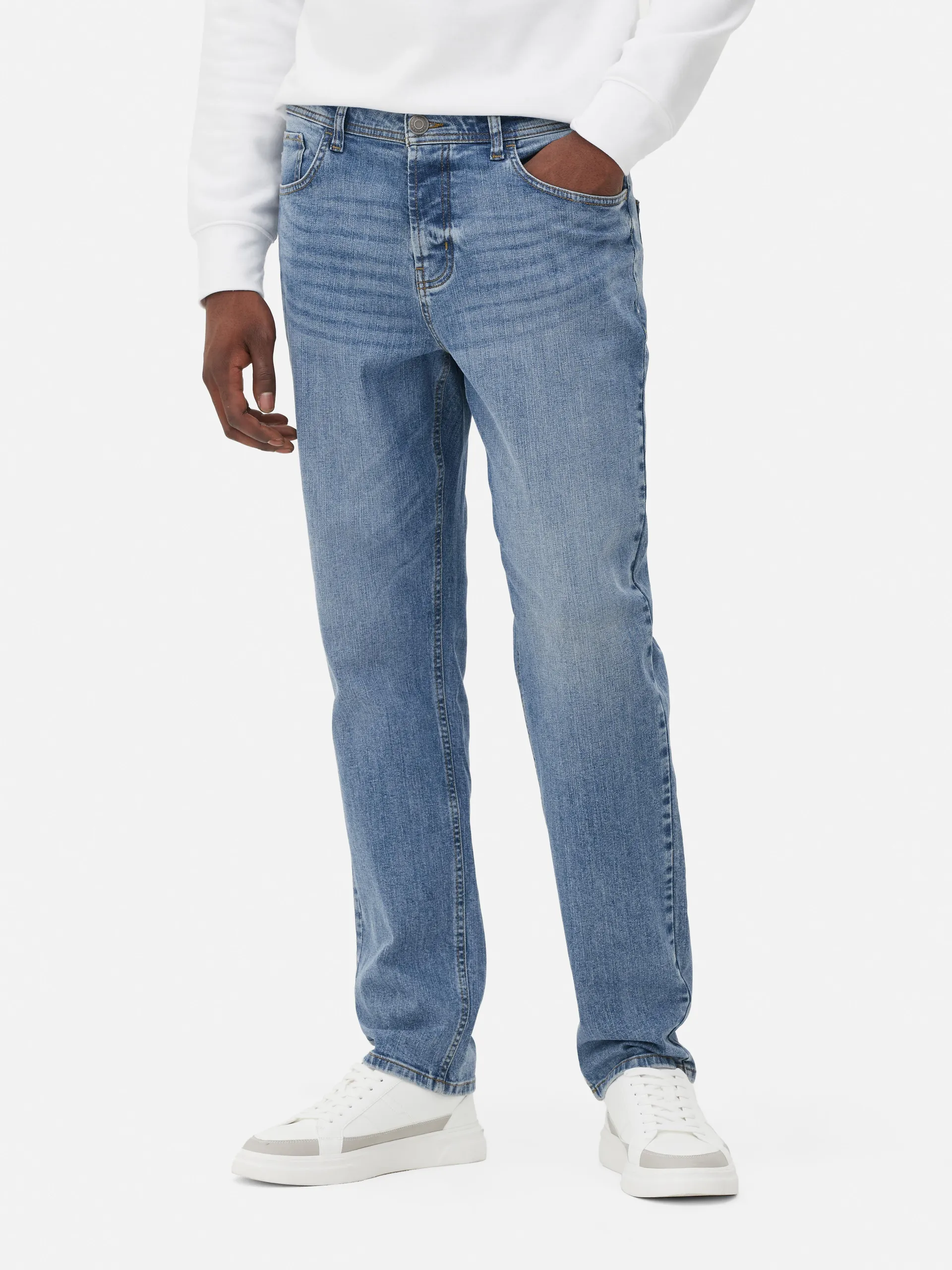 Jean droit stretch