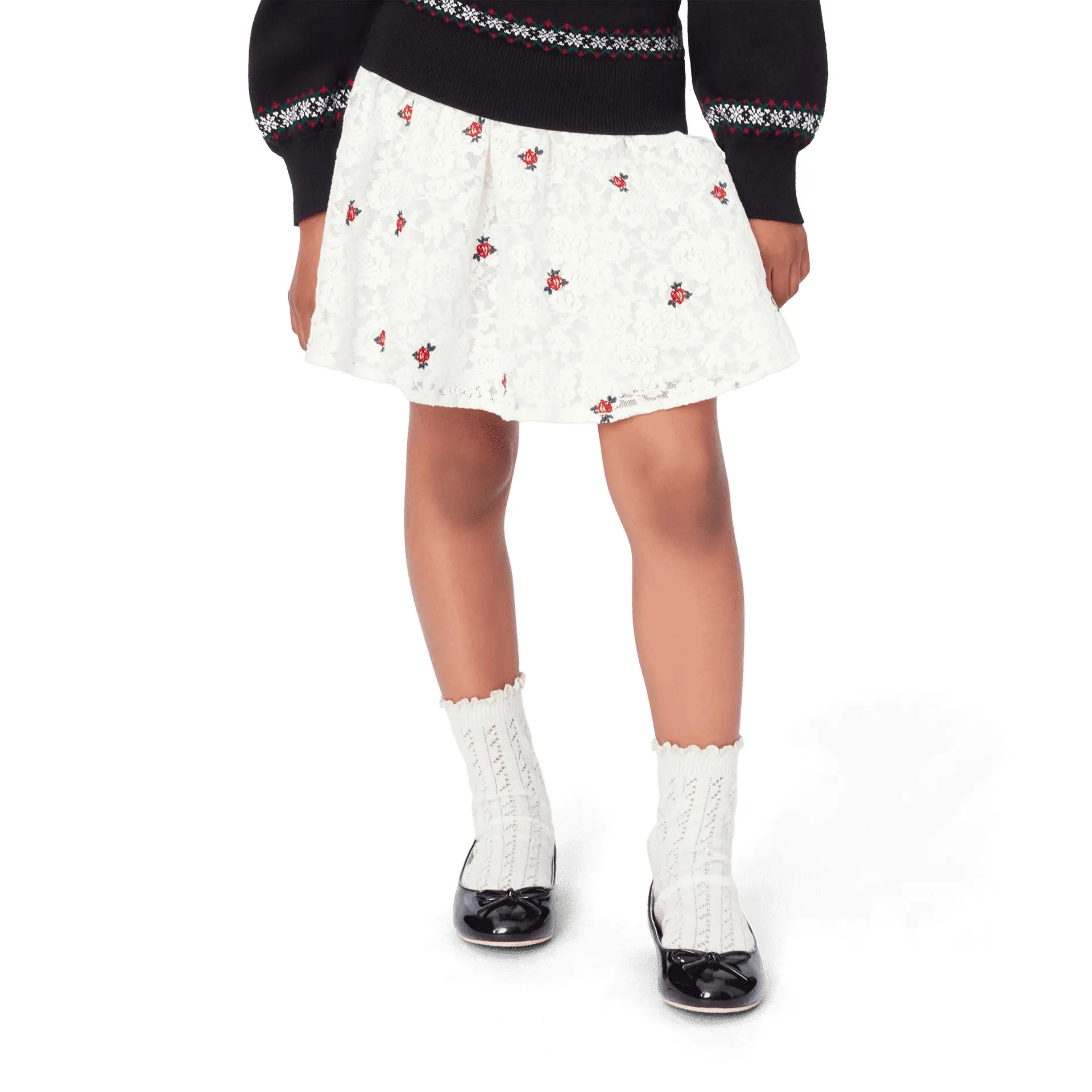 American Girl® x Janie and Jack Holiday Rose Skirt for Girls