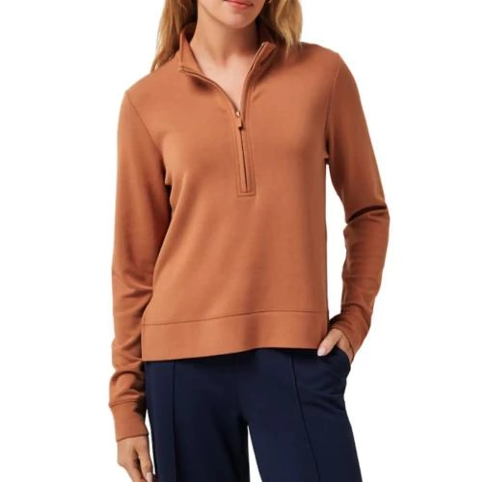 Women's TravisMathew Eastend Long Sleeve Golf 1/2 Zip