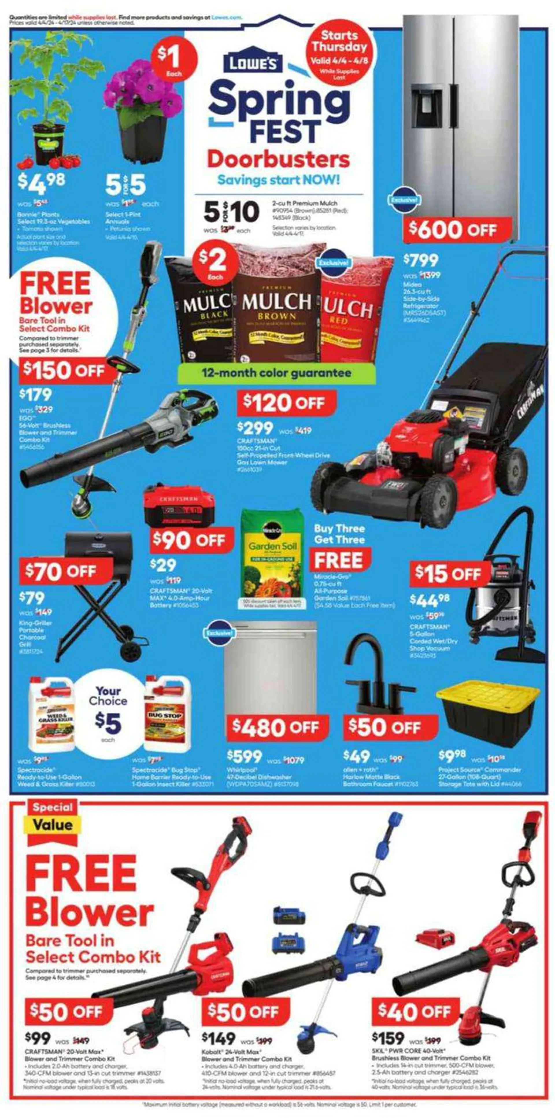 Weekly ad Spring Fest from April 4 to April 17 2024 - Page 