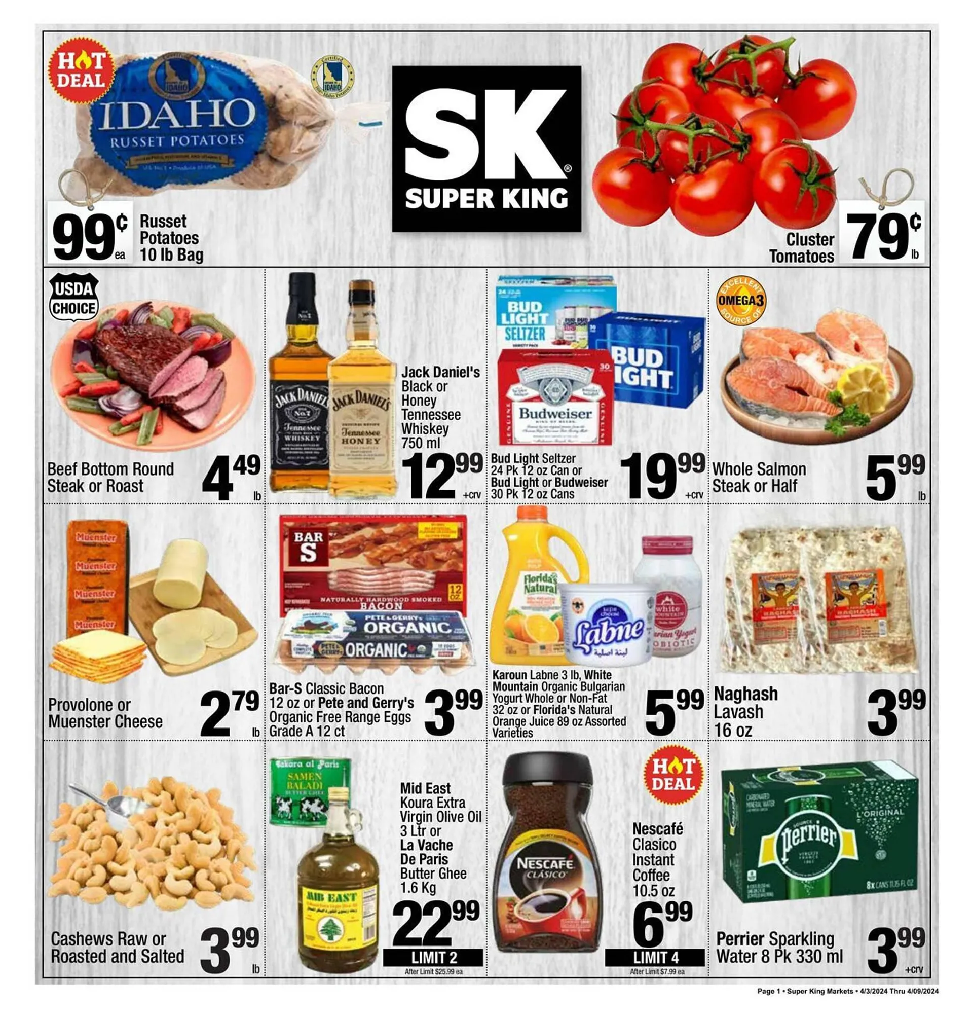 Weekly ad Super King Markets Weekly Ad from April 3 to April 9 2024 - Page 