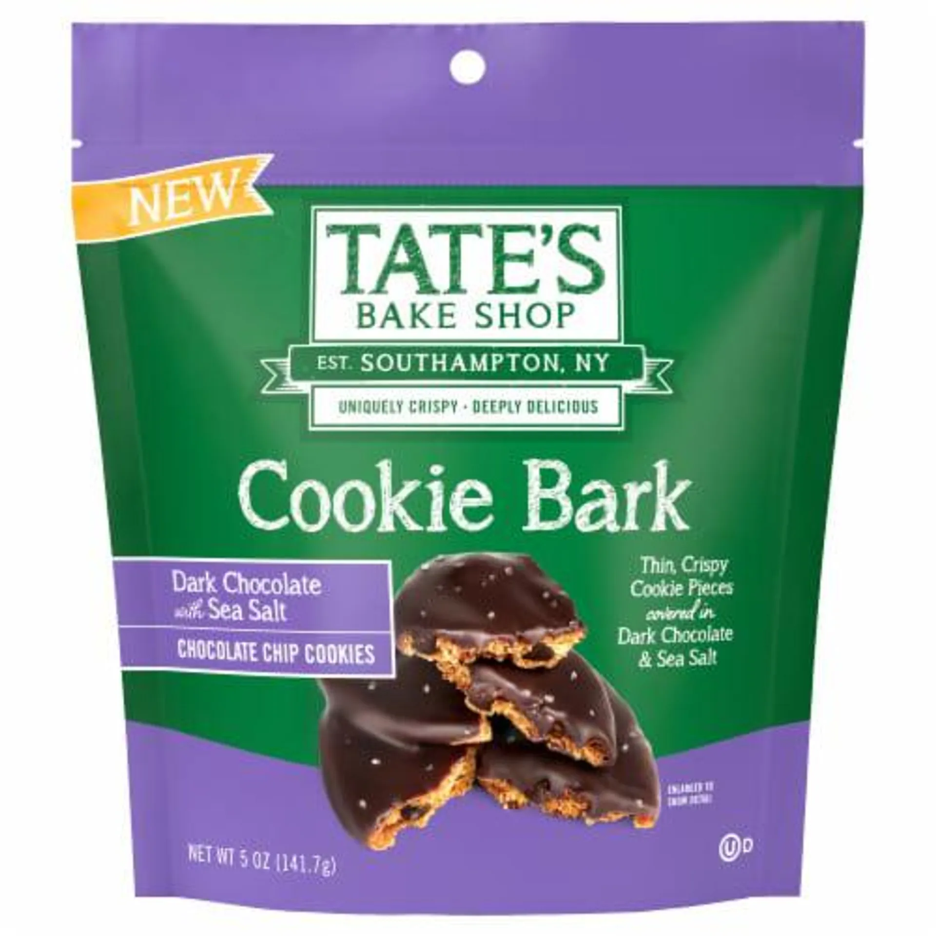 Tate's Bake Shop Cookie Bark Chocolate Chip Cookies With Dark Chocolate And Sea Salt