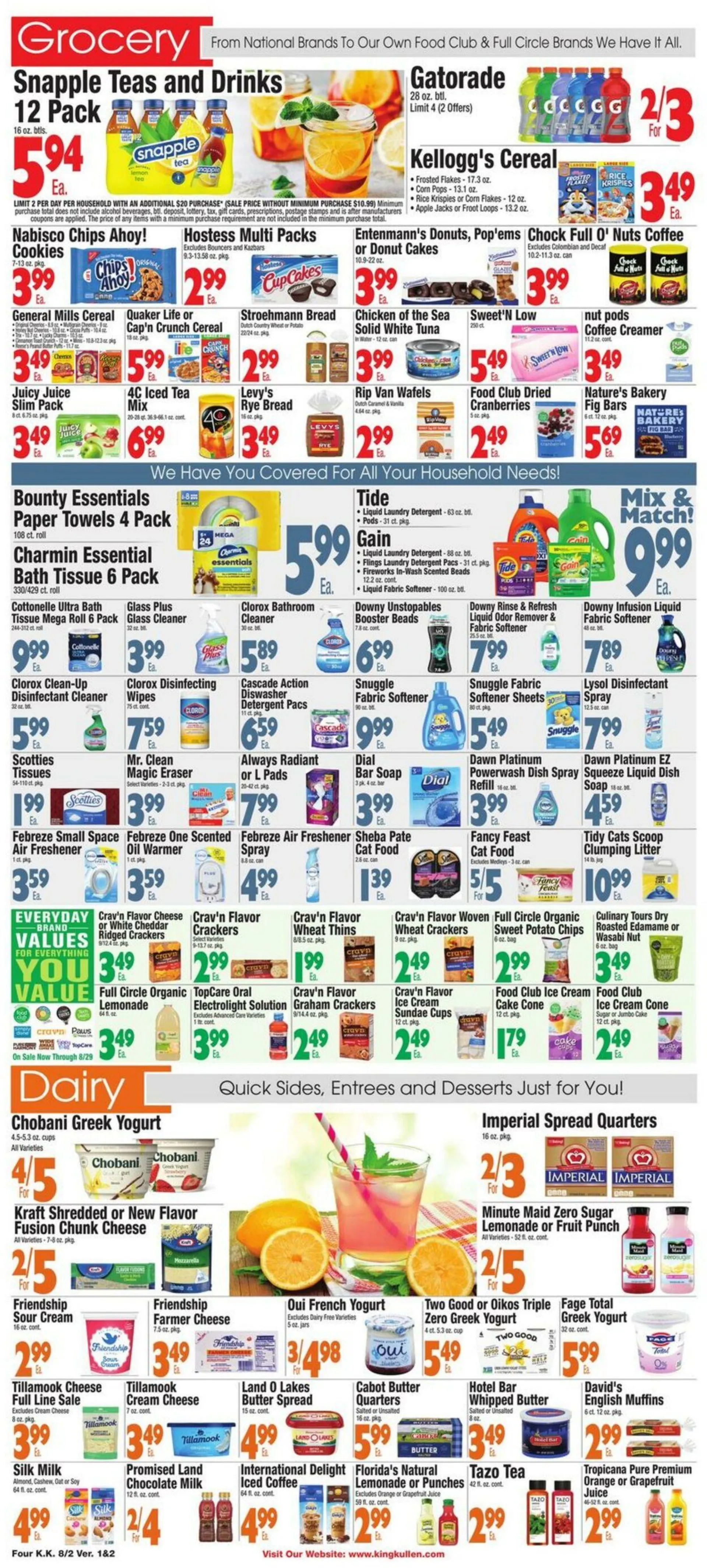 Weekly ad King Kullen Current weekly ad from August 2 to August 8 2024 - Page 4