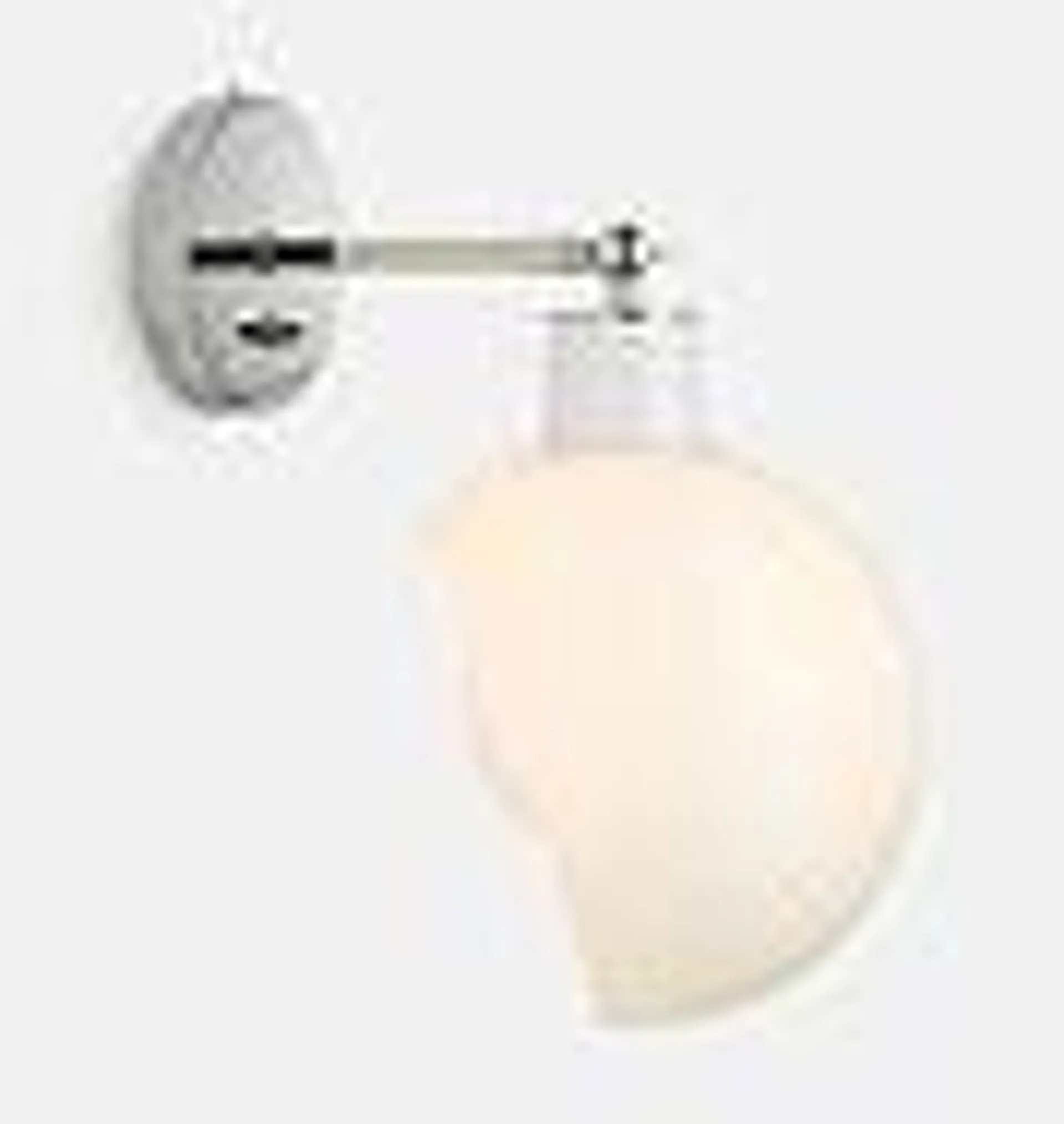 Edendale Angled Articulating Sconce, Opal Glass