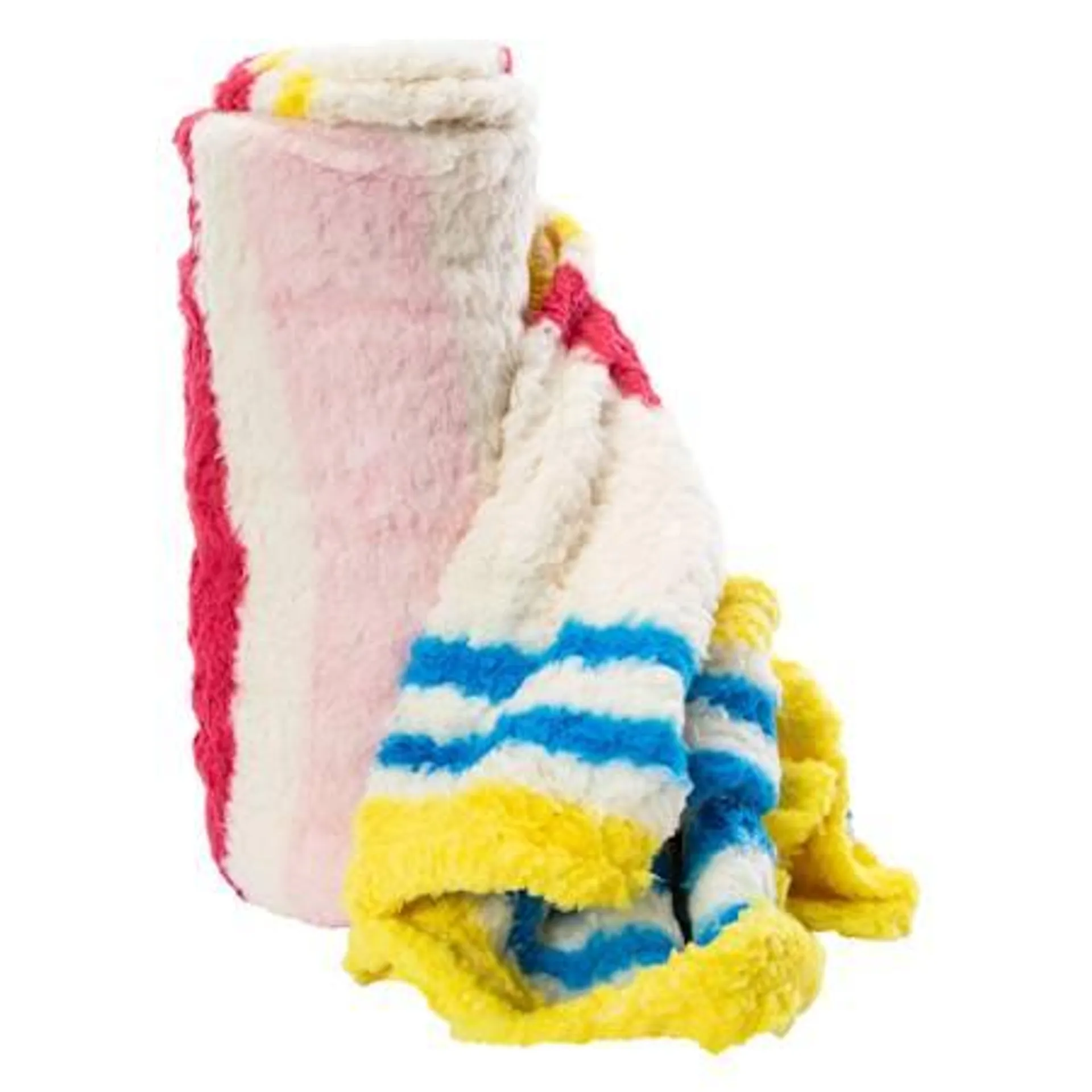 Printed Sherpa Throw Blanket 50in x 60in