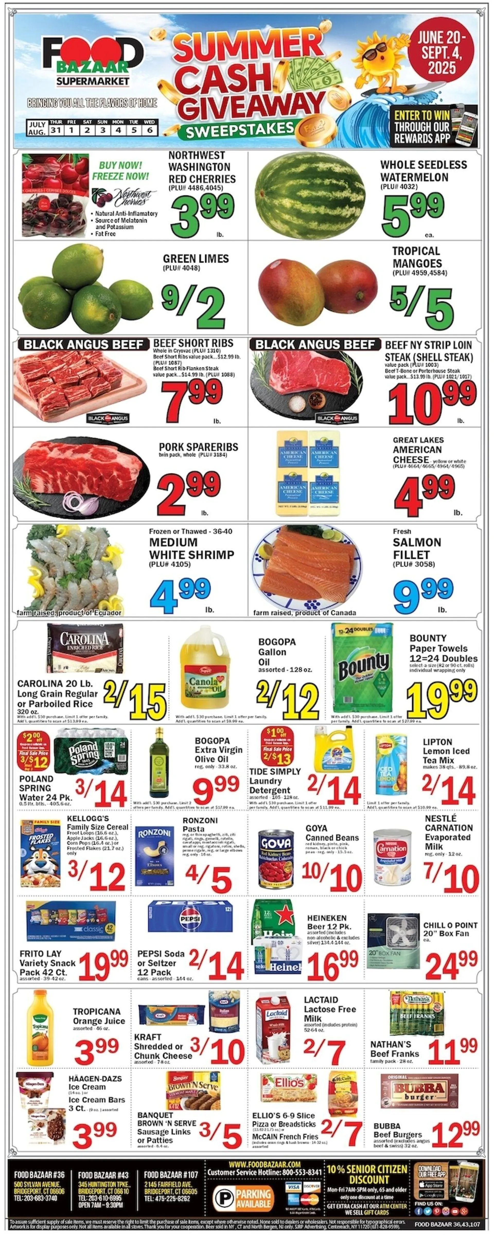 Weekly ad Food Bazaar Current weekly ad from July 31 to August 6 2025 - Page 1