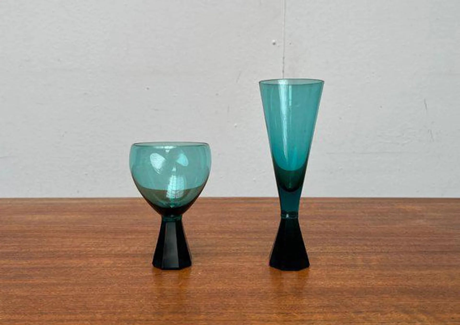 Mid-Century German Drinking Glasses from Karl Friedrich Glas, 1960s, Set of 2