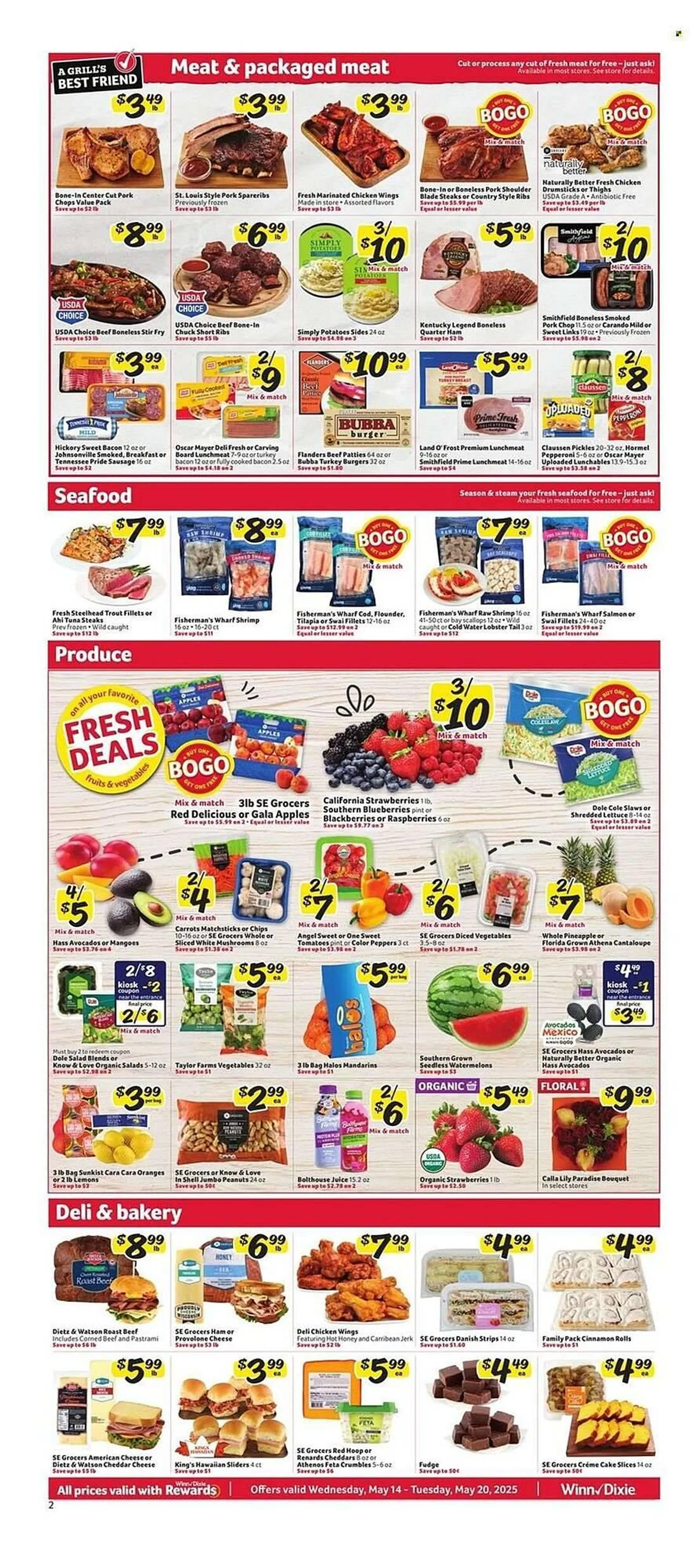 Weekly ad Winn Dixie Weekly Ad from May 14 to May 20 2025 - Page 2