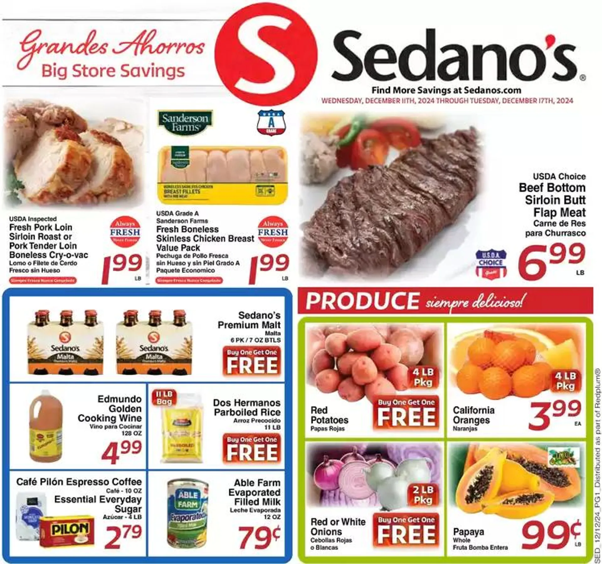 Sedanos weekly ad - 1