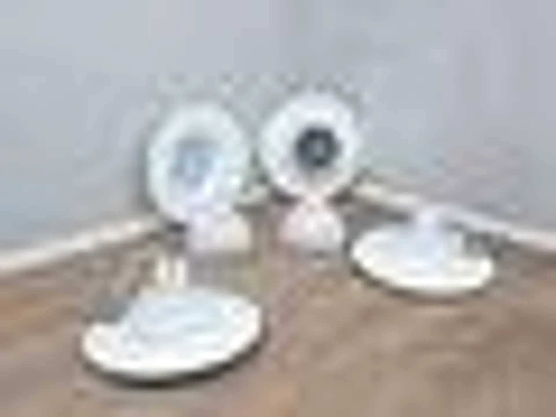 Space Age Murano Hanging Disc Lamp from VeLuce, 1960s, Set of 4