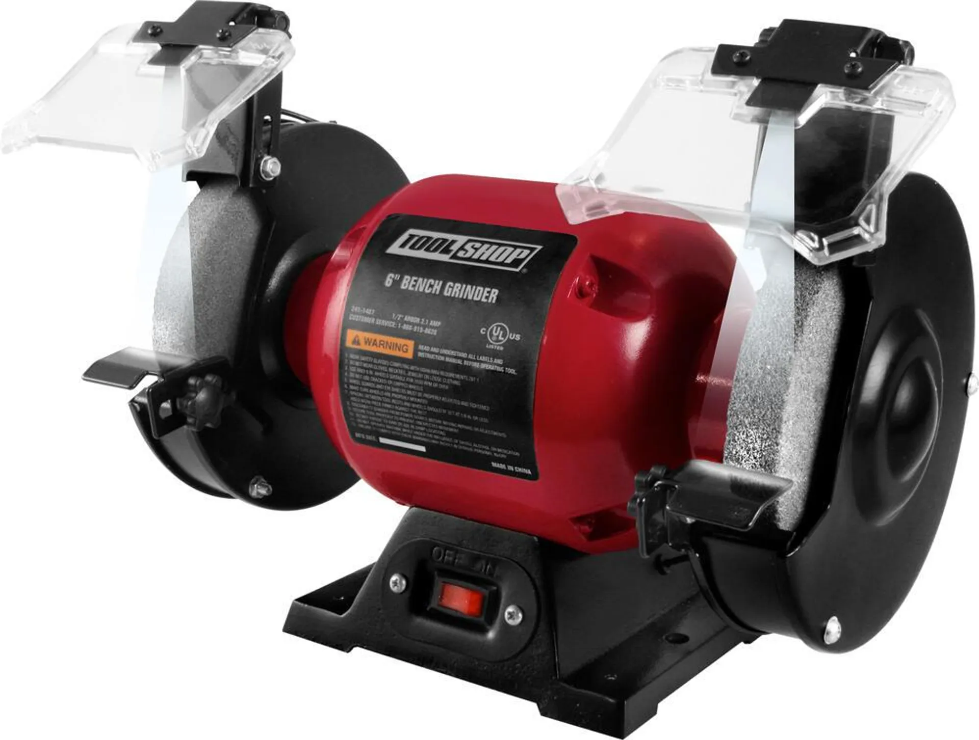 Tool Shop® 2.1-Amp Corded 6" Bench Grinder