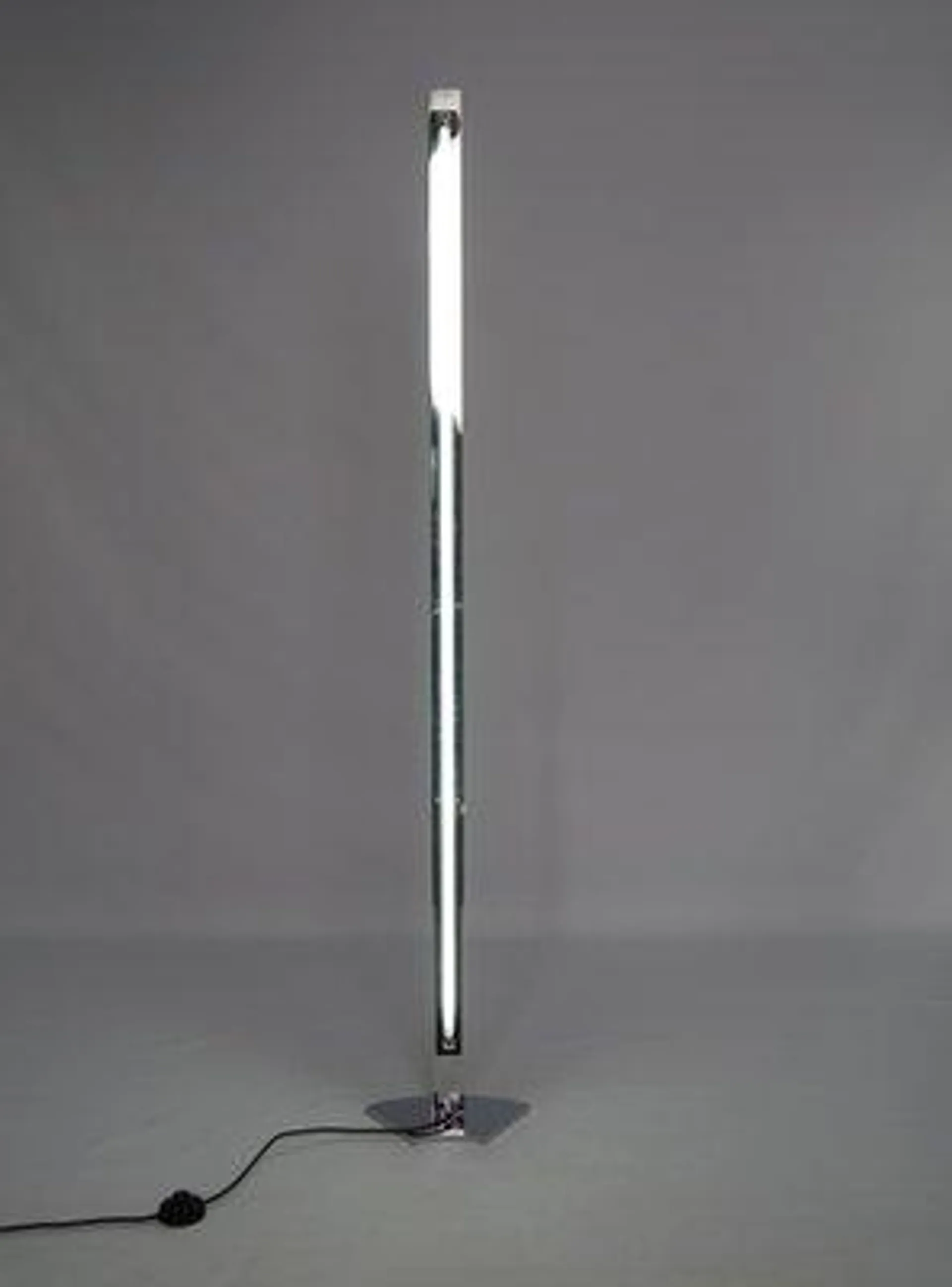 Minimalist Tube Floor Lamp, Switzerland, 1980s