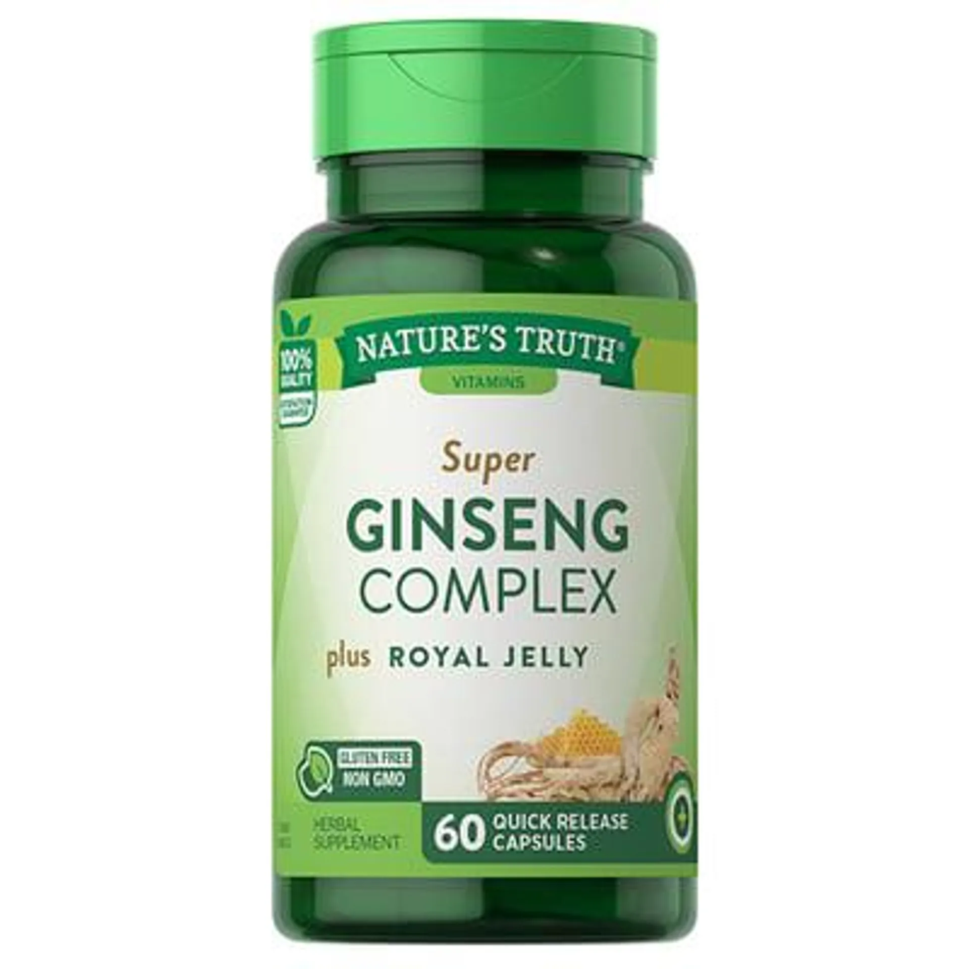 Natures Truth, Super Ginseng Complex, Plus Royal Jelly, Quick Release Capsules