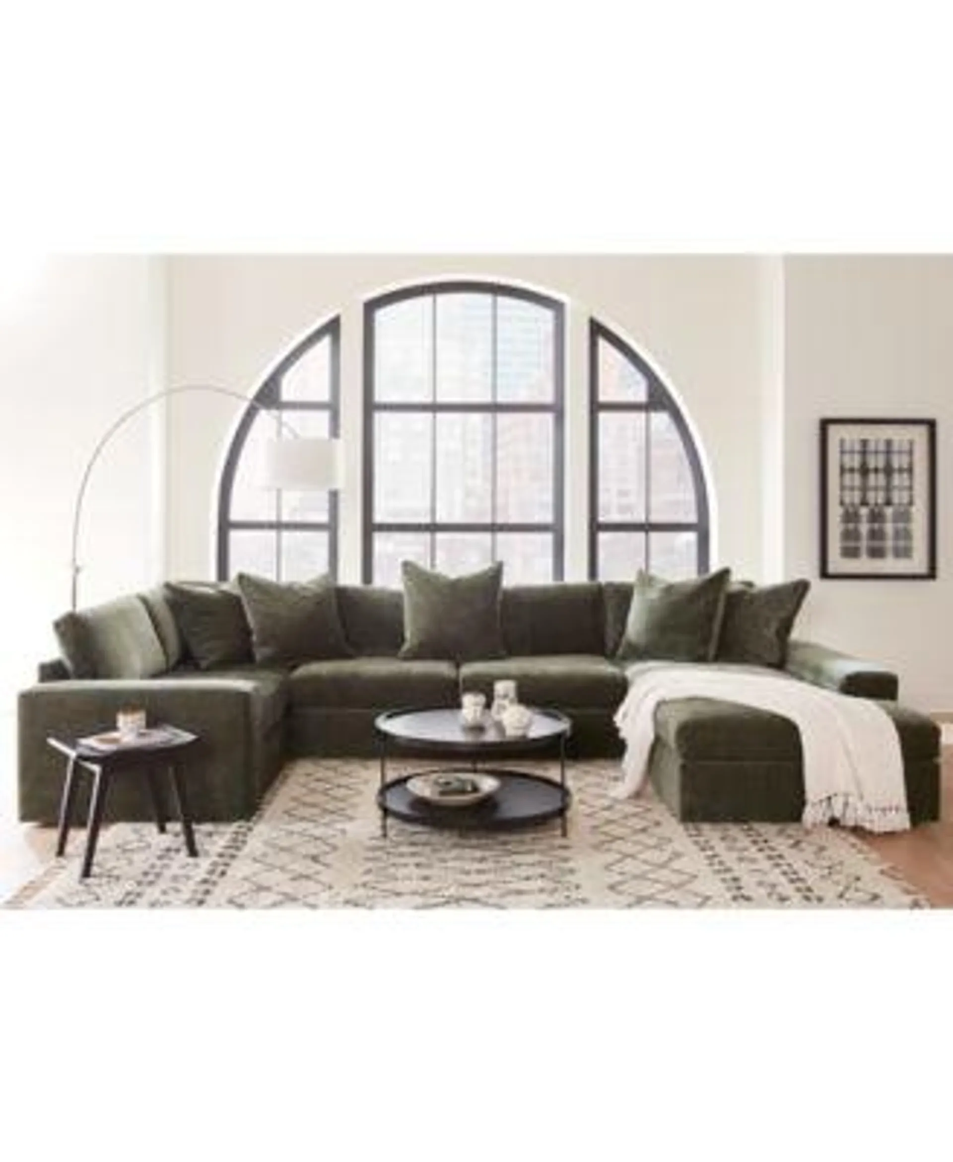 Michola Fabric Sectional Collection, Created for Macy's