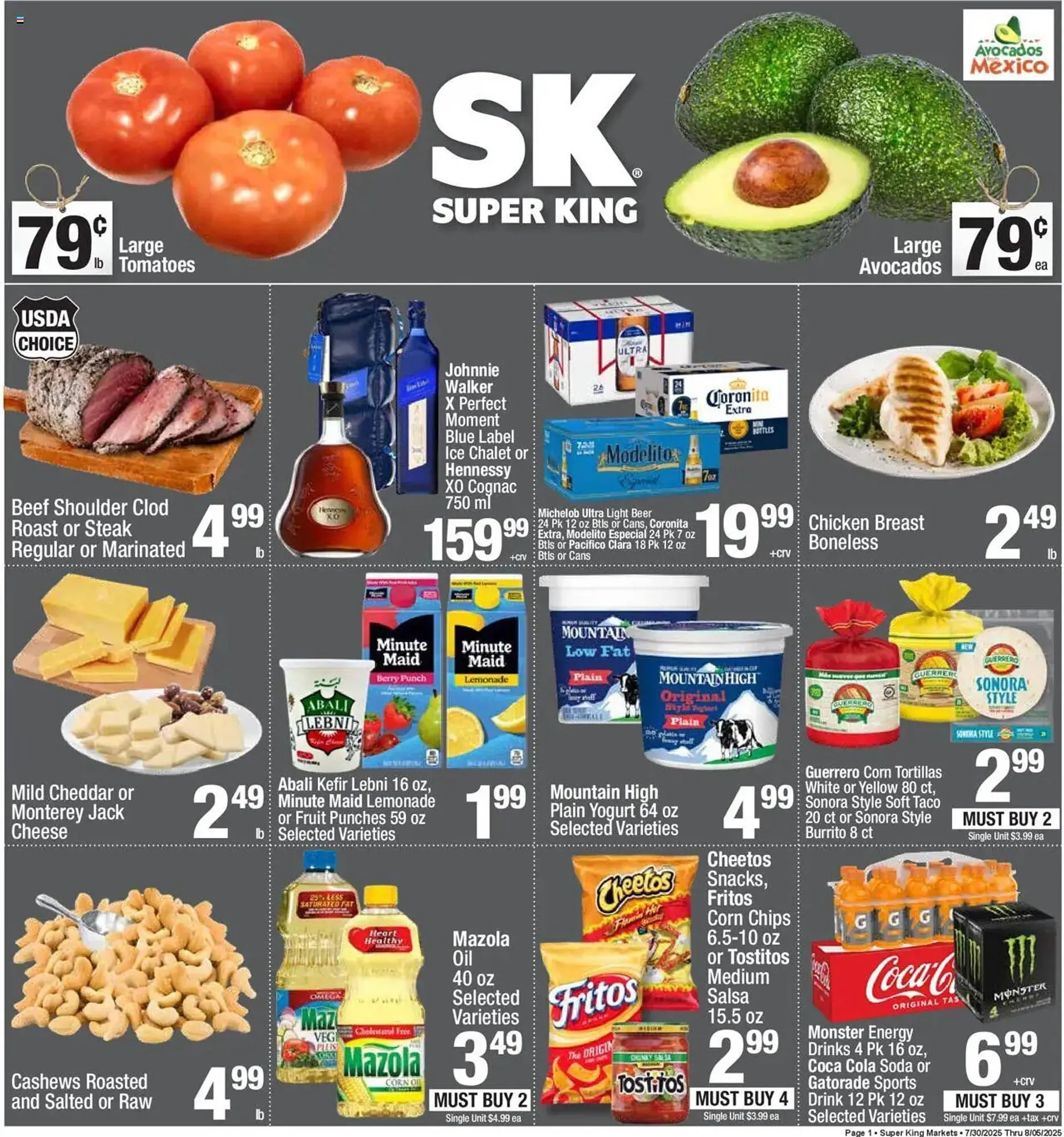 Weekly ad Super King Markets Weekly Ad from July 30 to August 5 2025 - Page 1
