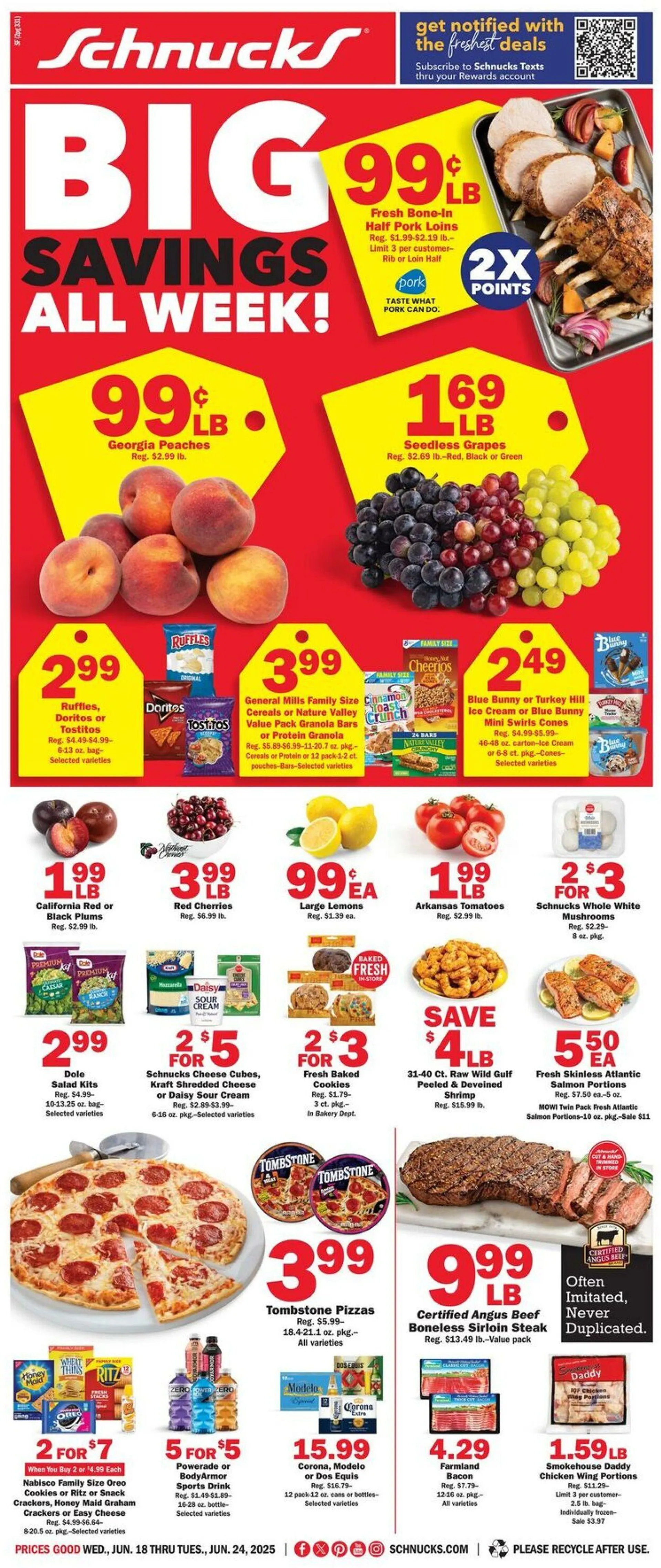 Weekly ad Schnucks Current weekly ad from June 18 to June 24 2025 - Page 1
