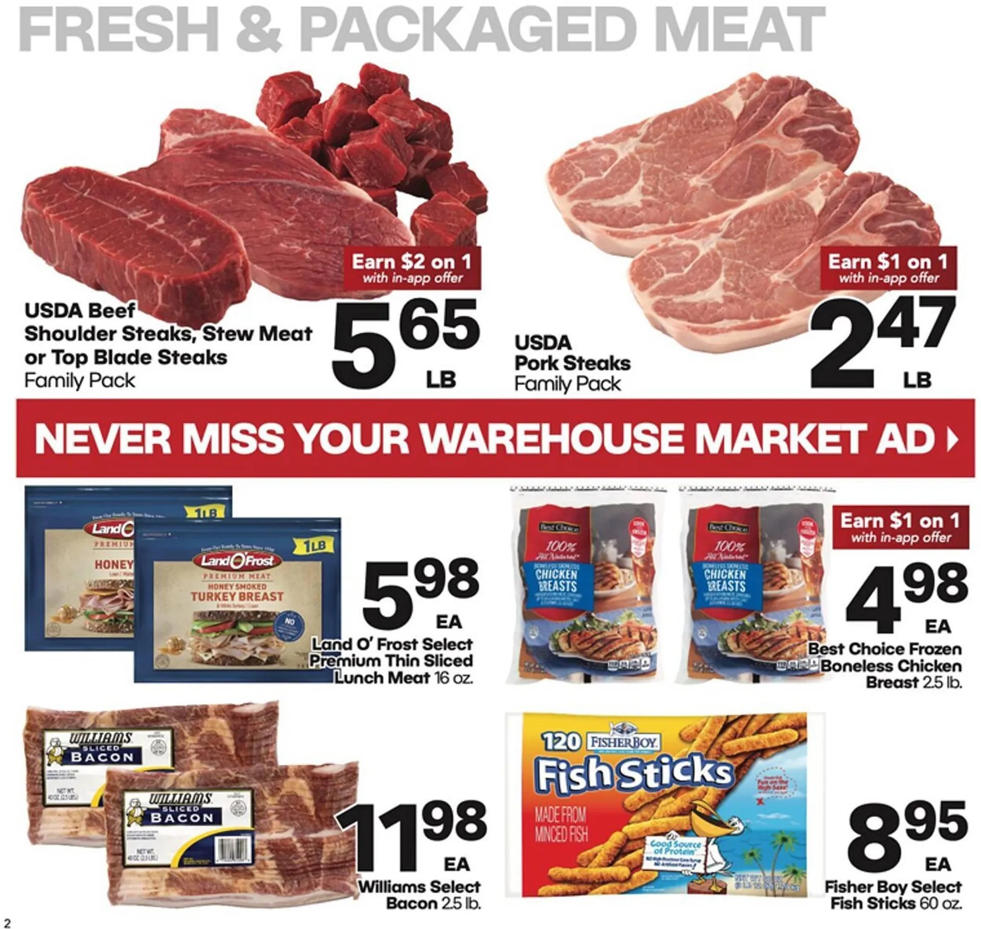 Weekly ad Warehouse Market Weekly Ad from February 28 to March 5 2024 - Page 2