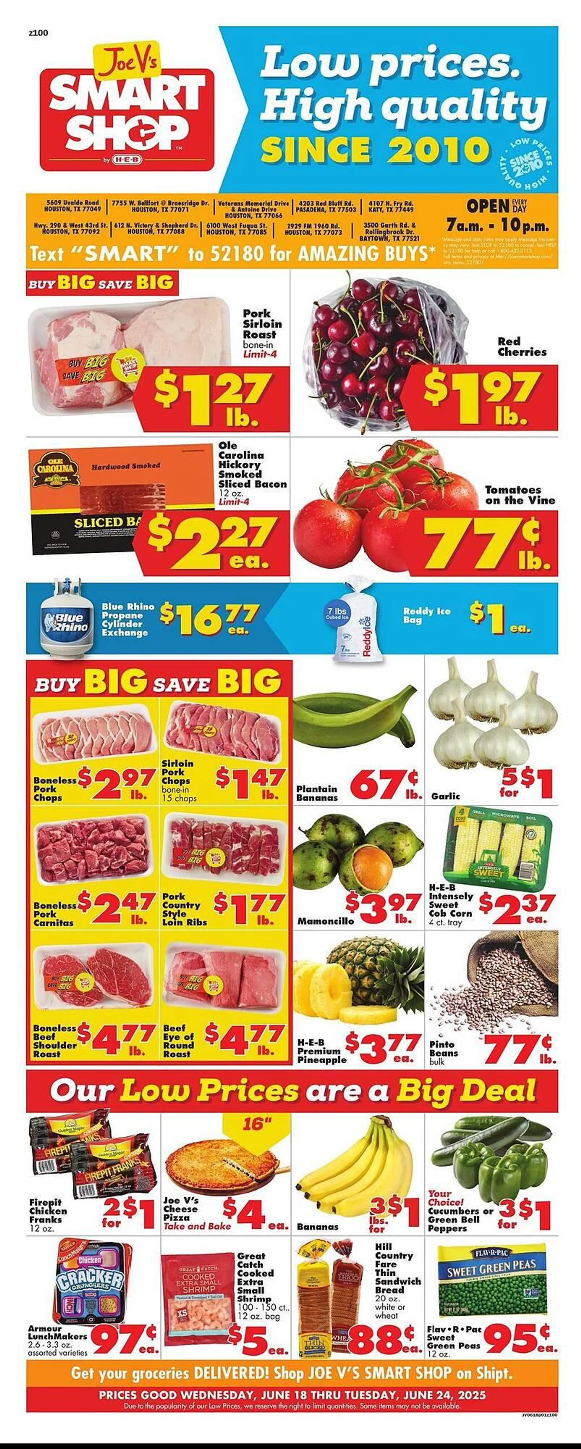 Weekly ad Joe V's Smart Shop Weekly Ad from June 18 to June 25 2025 - Page 1